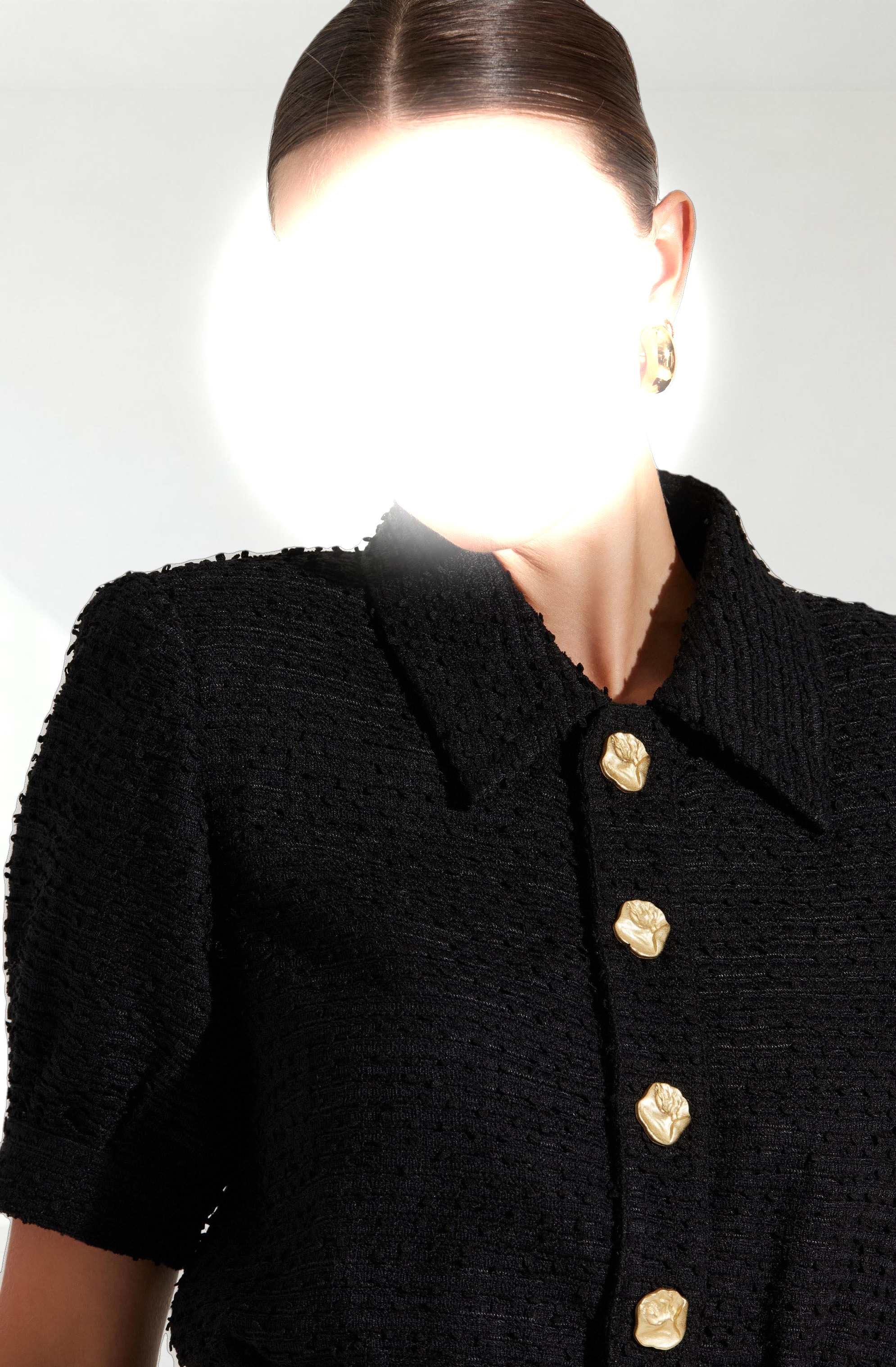 Bronwyn Puff Sleeve Tweed Jacket