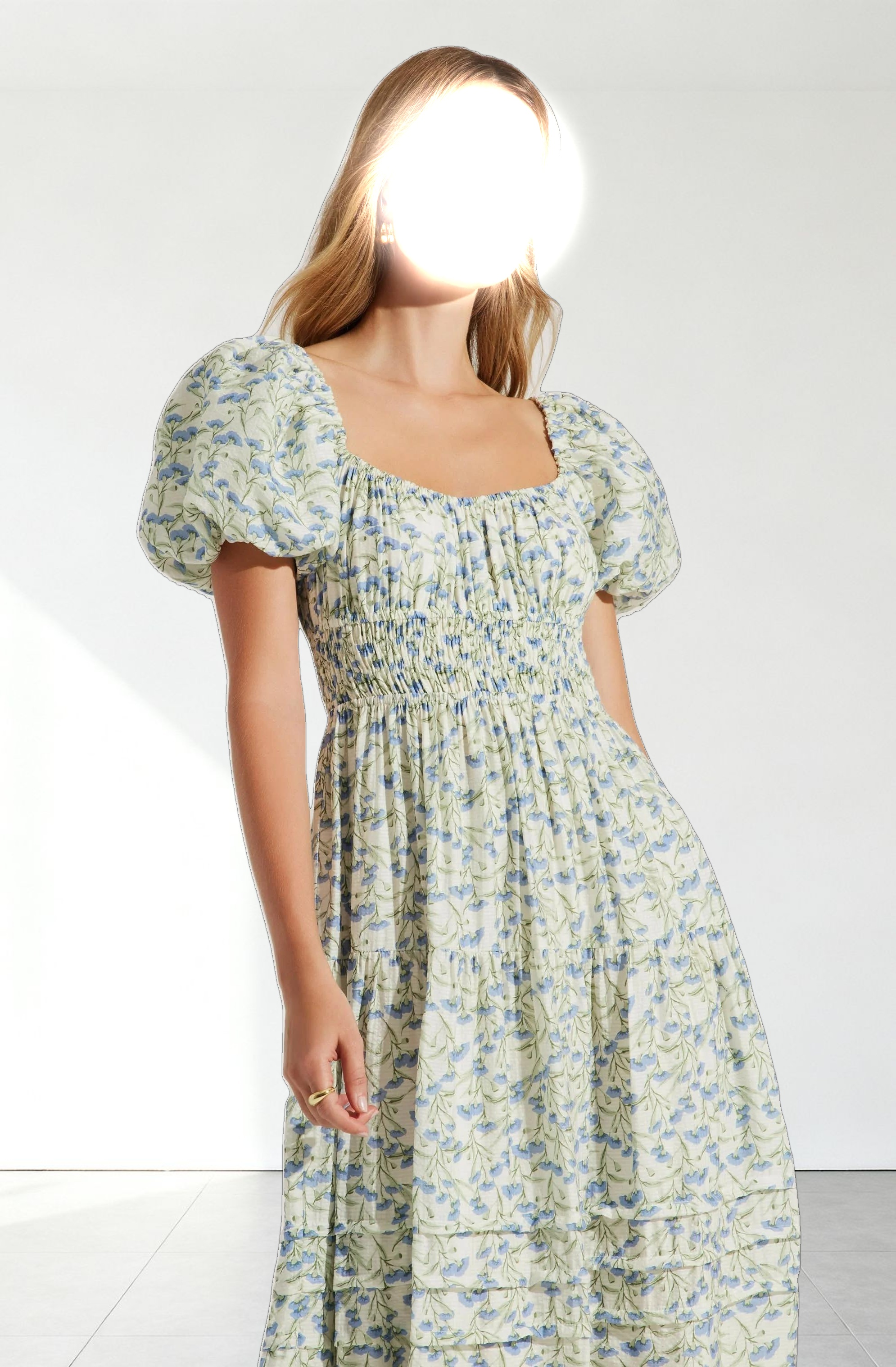 Florentina Floral Tiered Maxi Dress