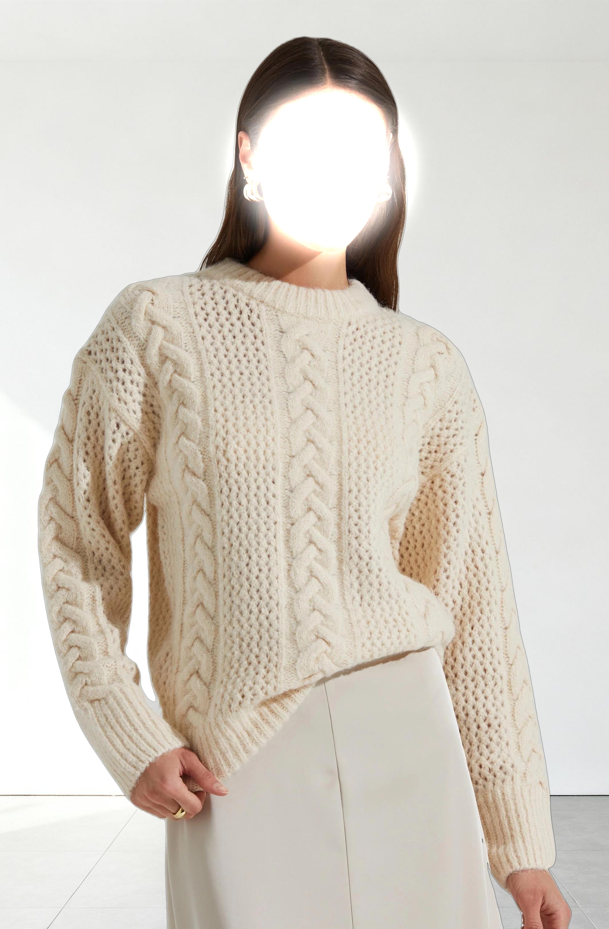 Lisbeth Cable Knit Sweater