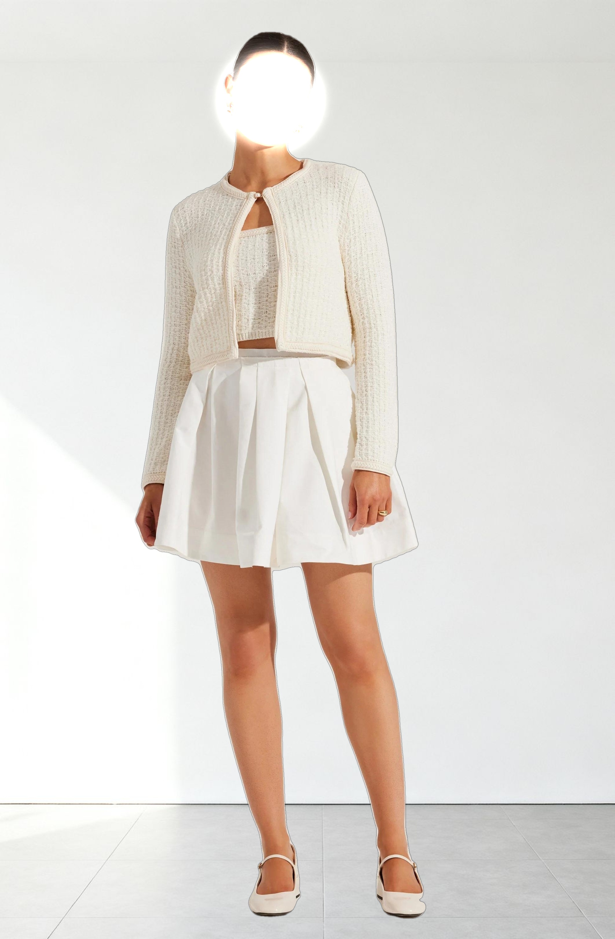Blaise Pearl Button Cardigan