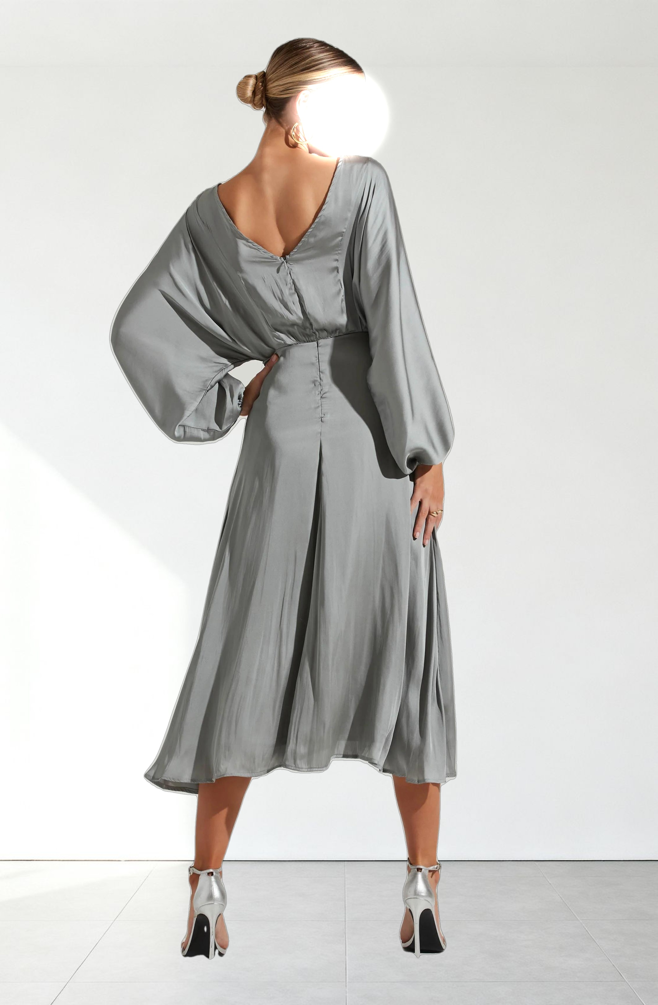 Marin Dolman Sleeve Midi Dress