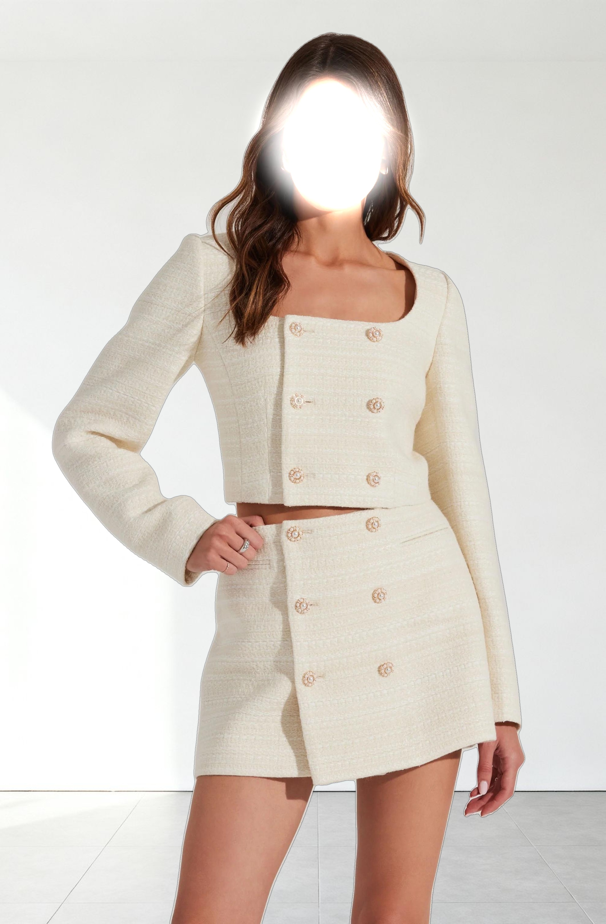 Rosario Tweed Mini Skirt