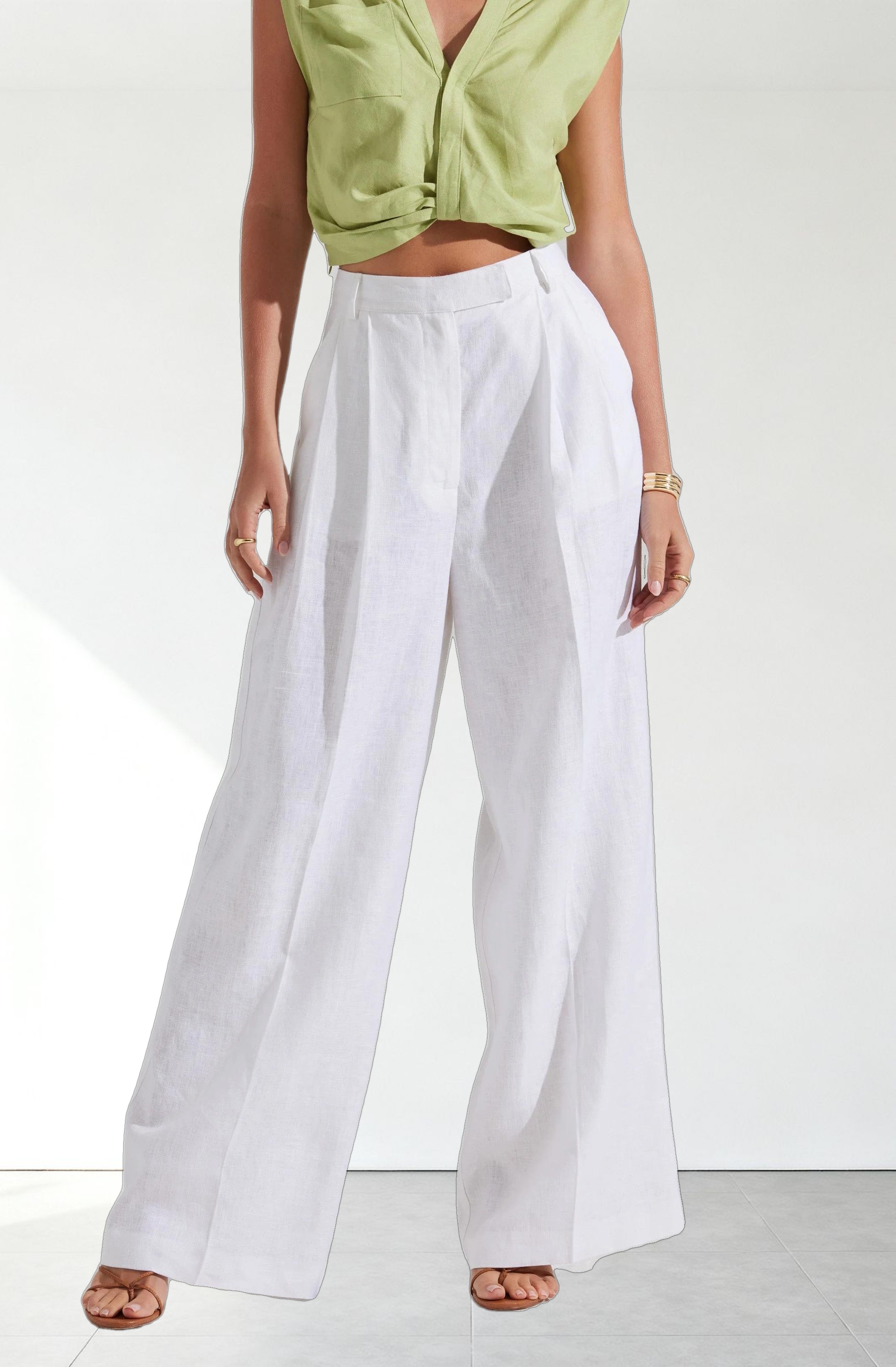 Milani Wide Leg Trouser Pants