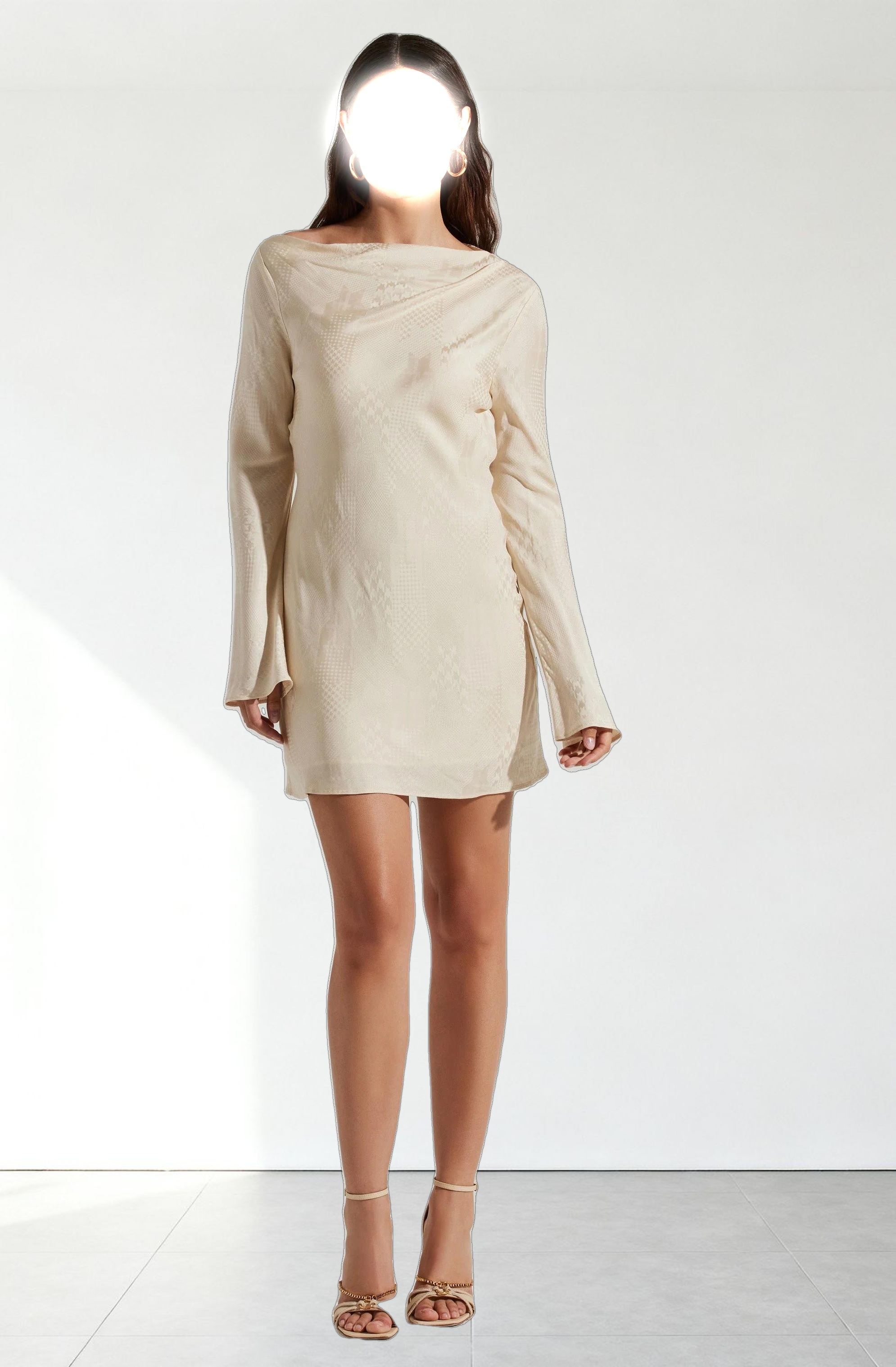Sakari Bell Sleeve Mini Dress