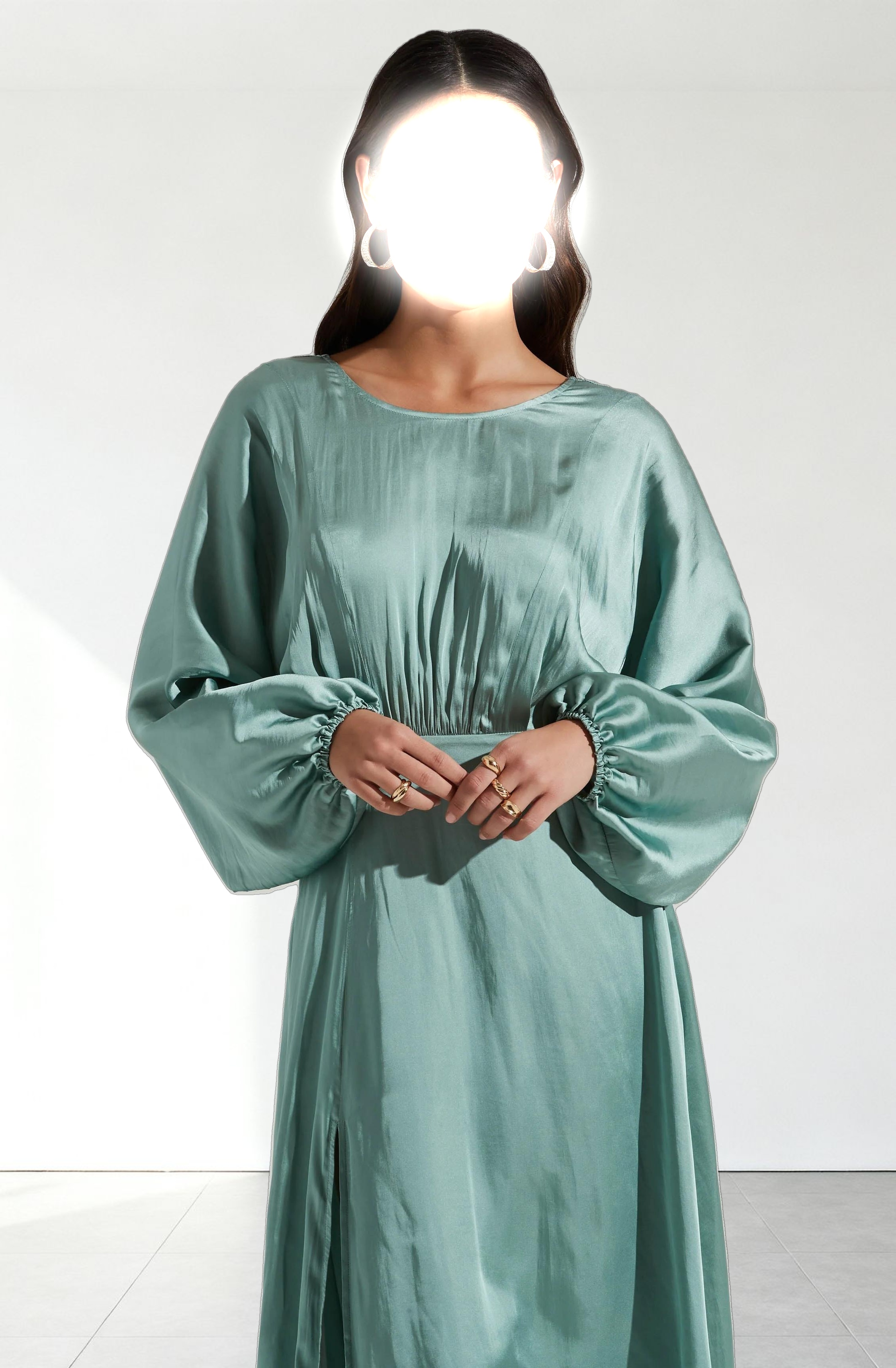 Marin Dolman Sleeve Midi Dress