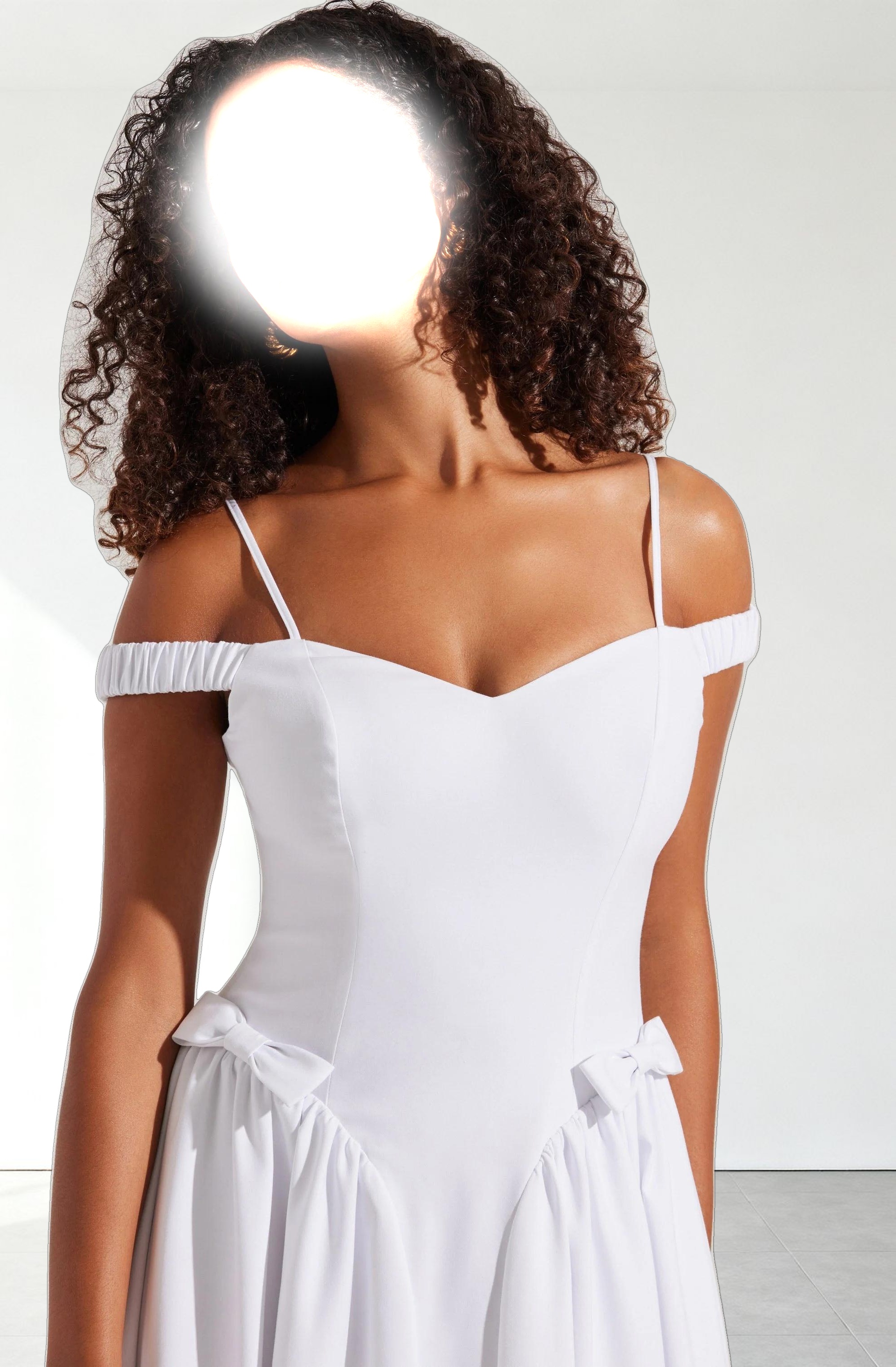 Elvinia Off Shoulder Midi Dress