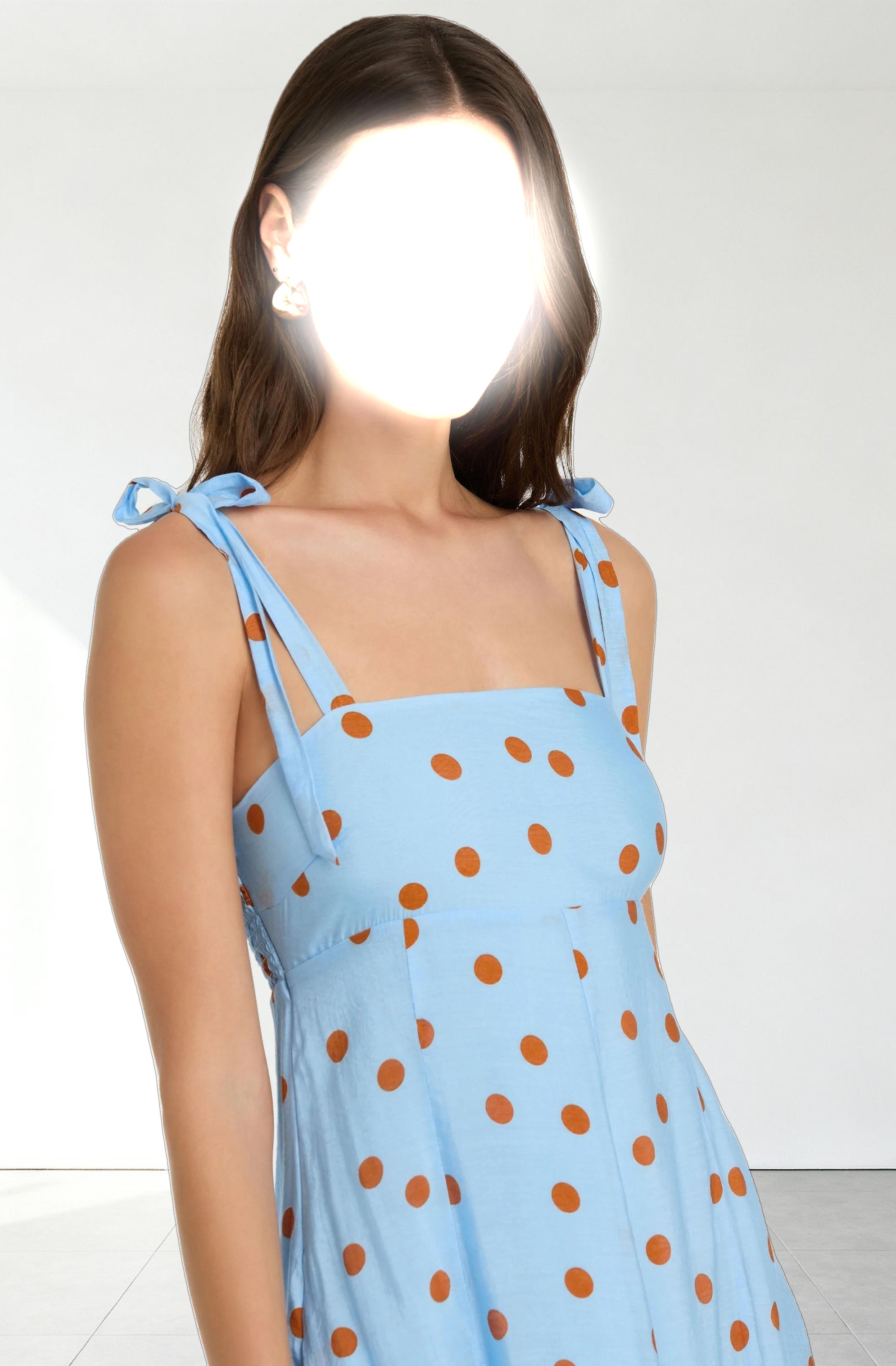 Lilliana Polka Dot Midi Dress