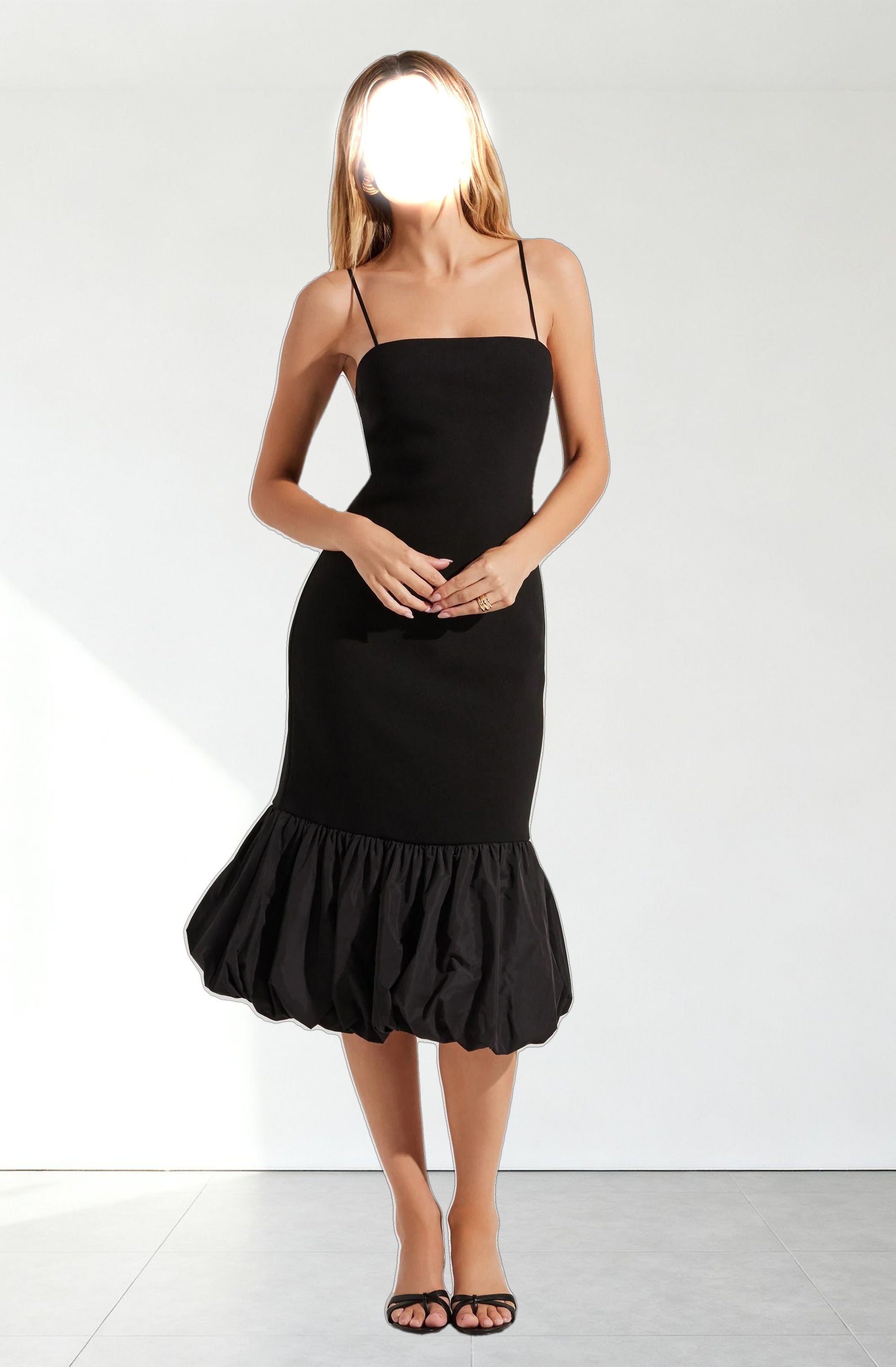 Brittnea Bodycon Bubble Hem Dress