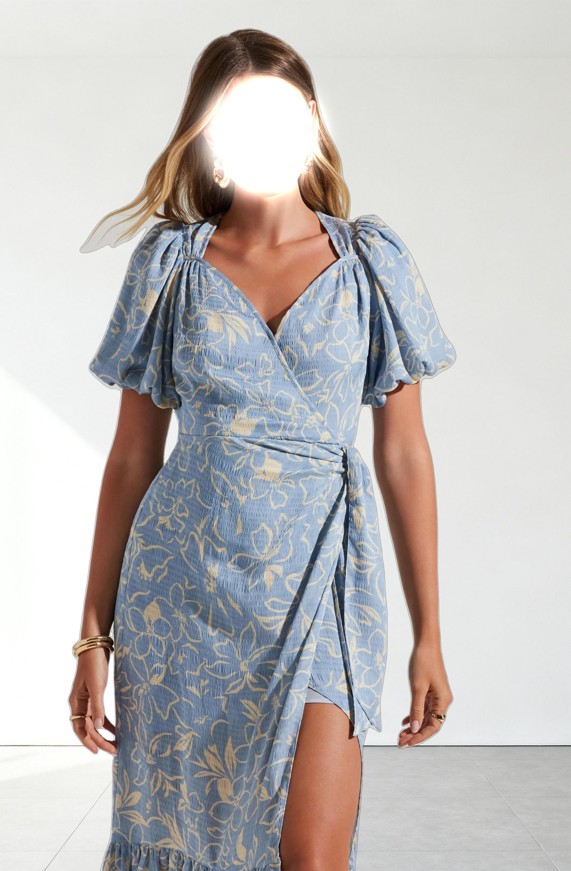 Modena Floral Midi Dress