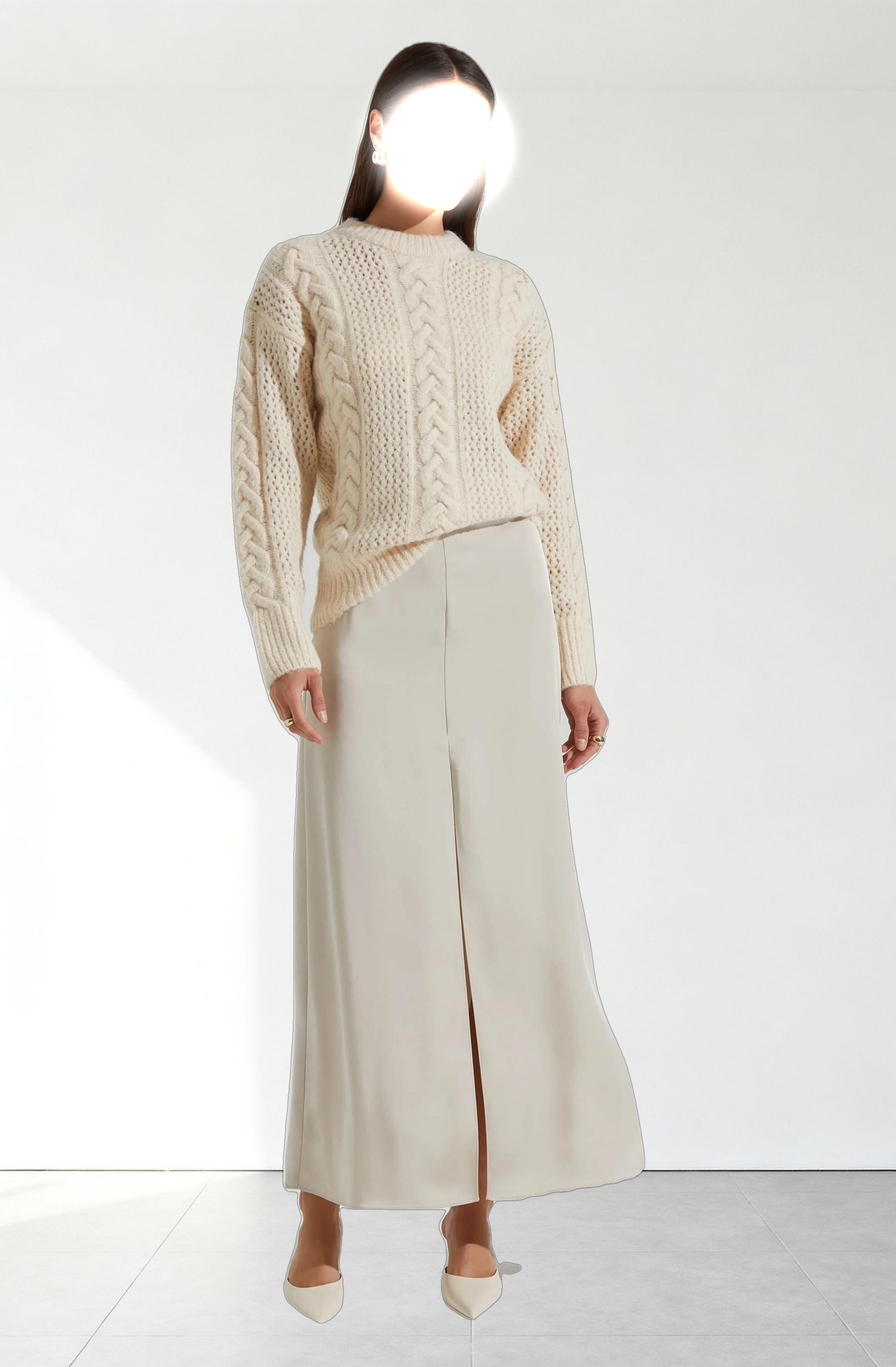 Lisbeth Cable Knit Sweater