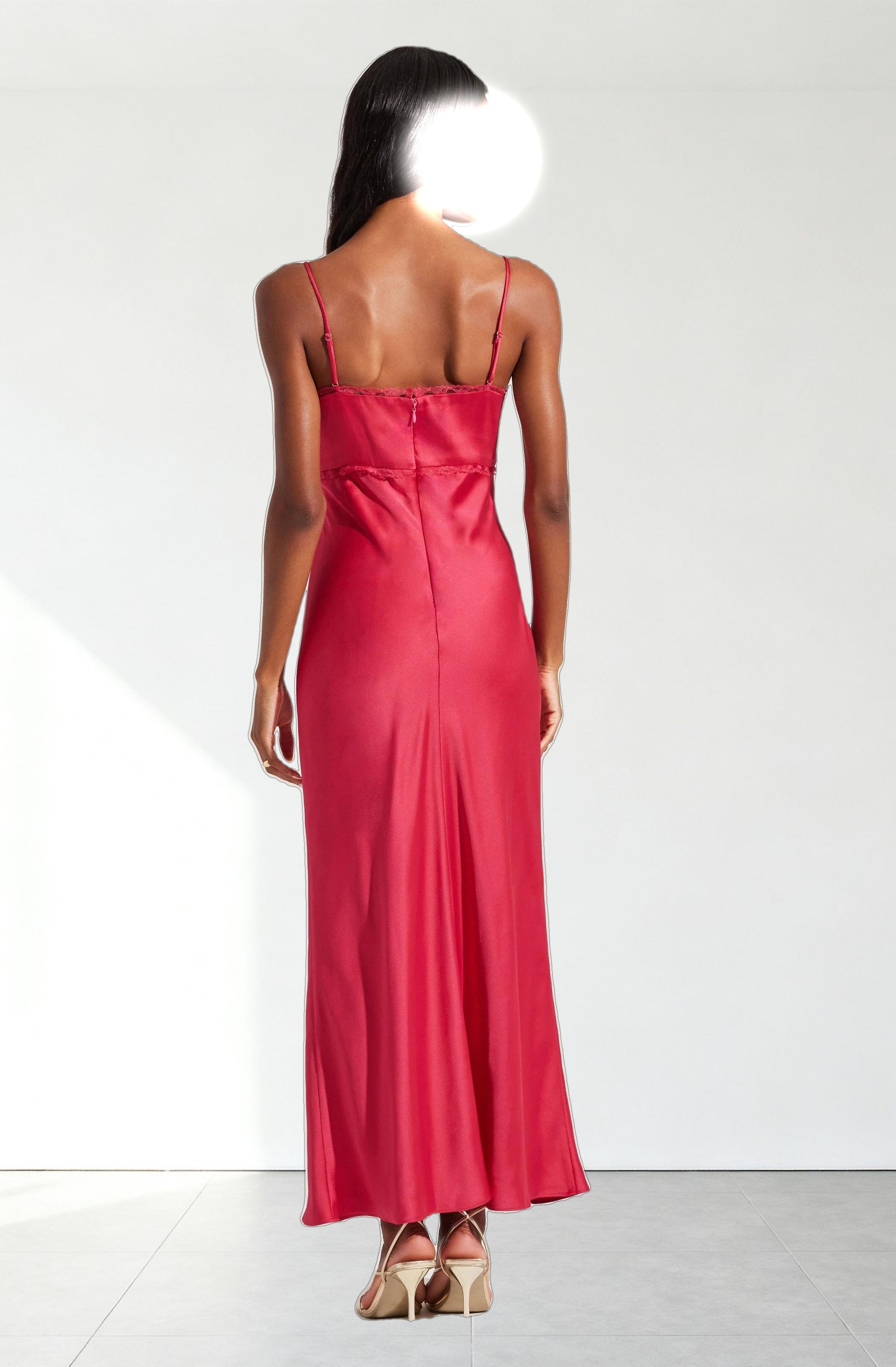 Florianne Satin Maxi Dress