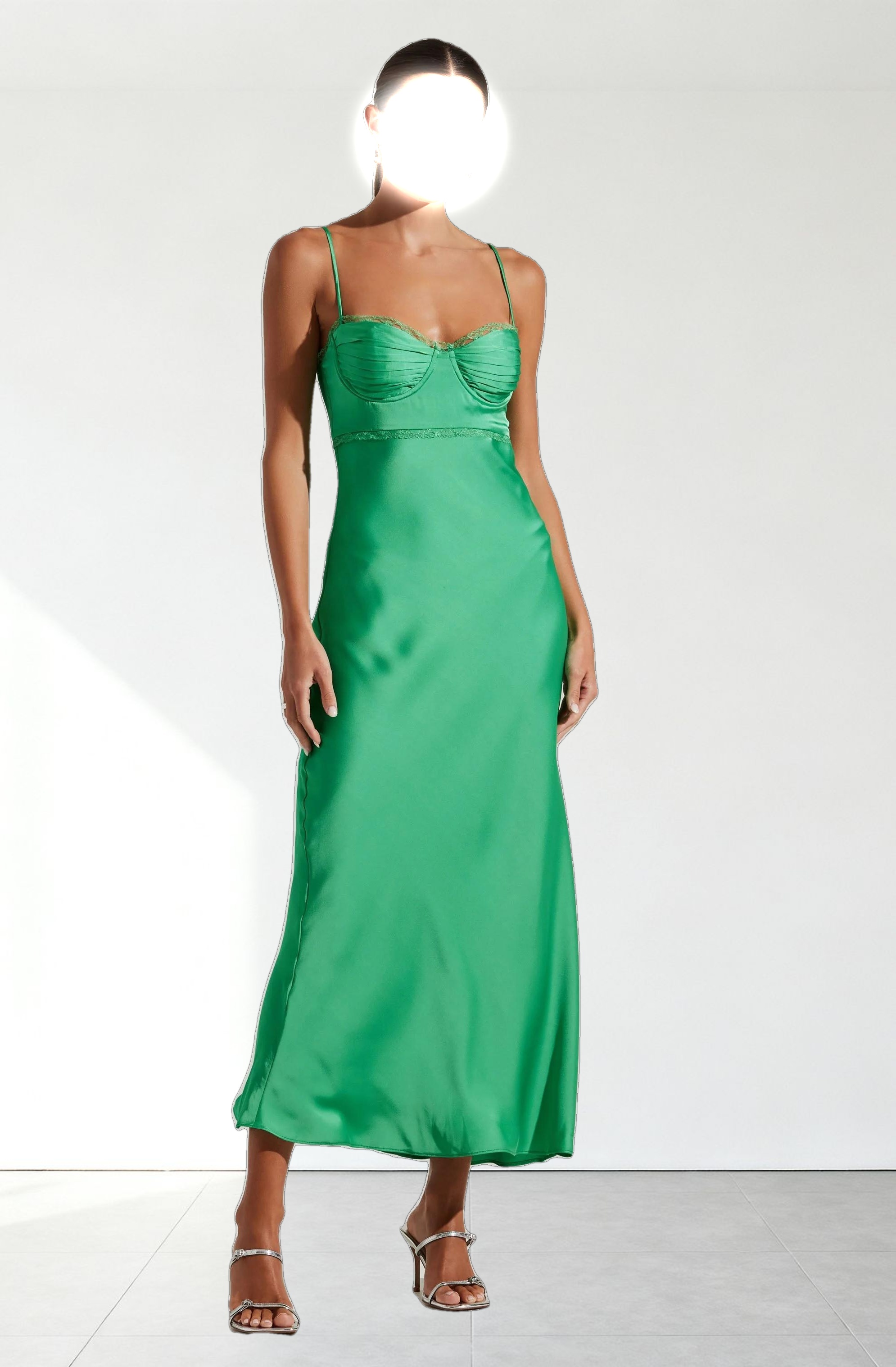 Florianne Satin Maxi Dress