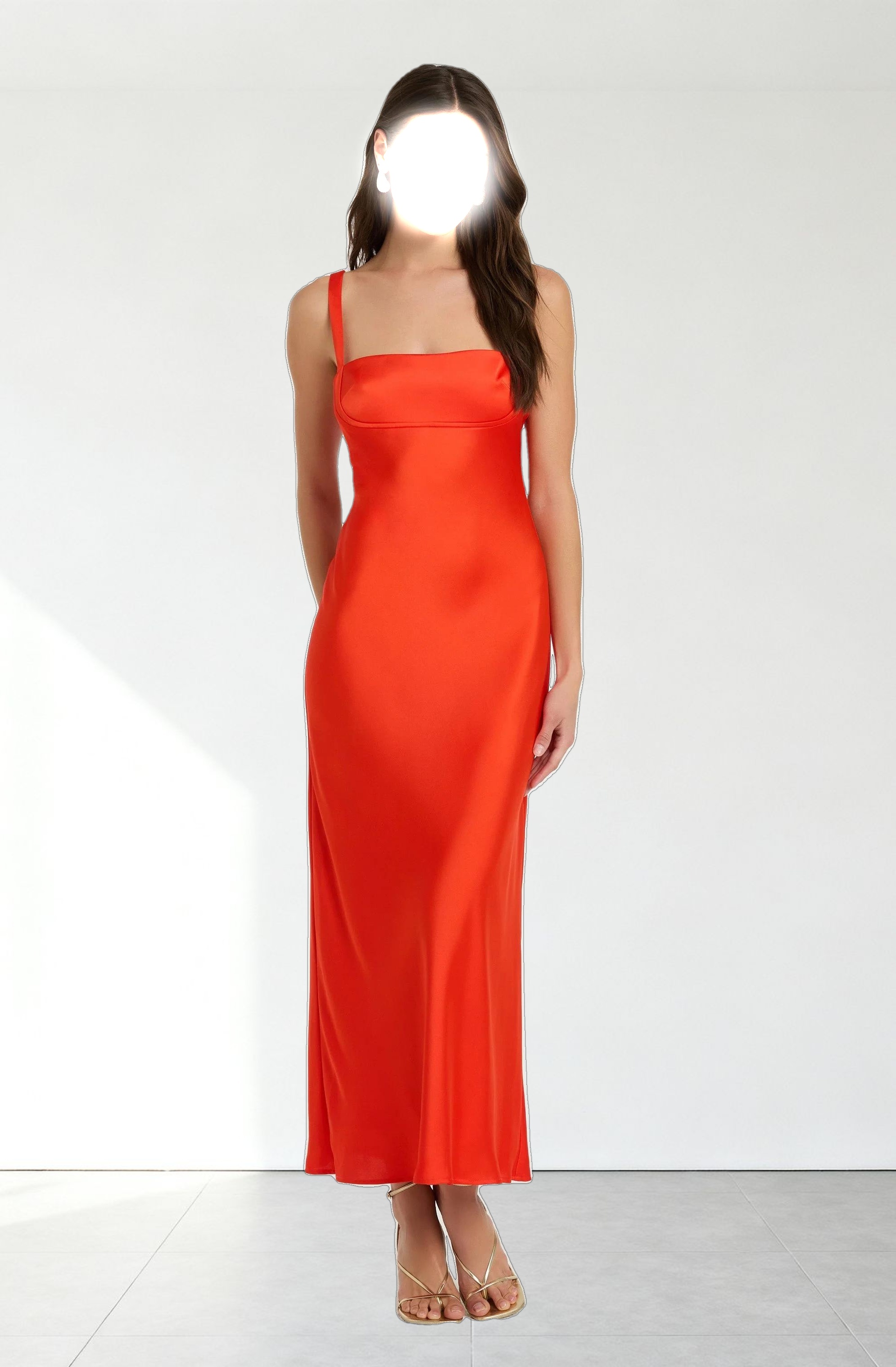Stacie Satin Maxi Dress