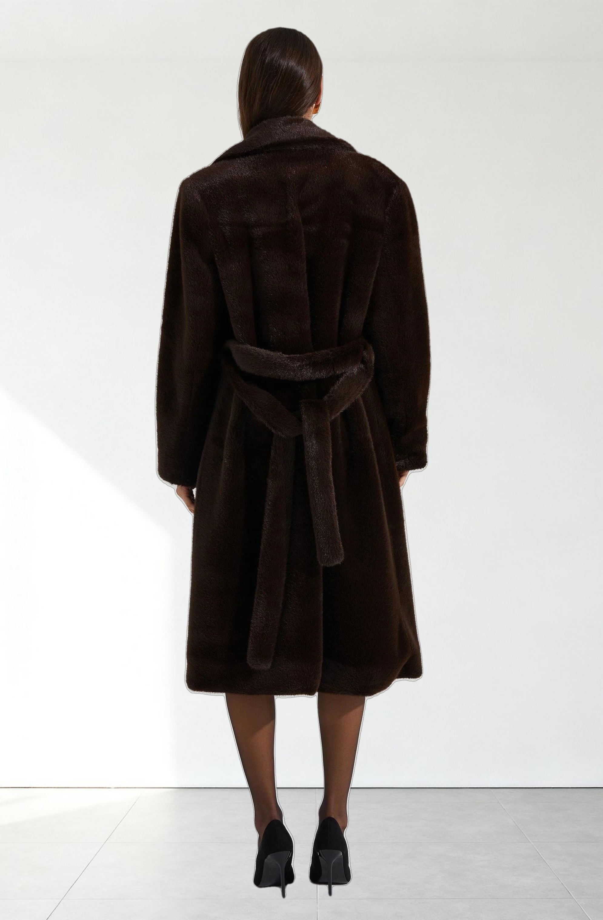 Maisie Faux Fur Longline Coat