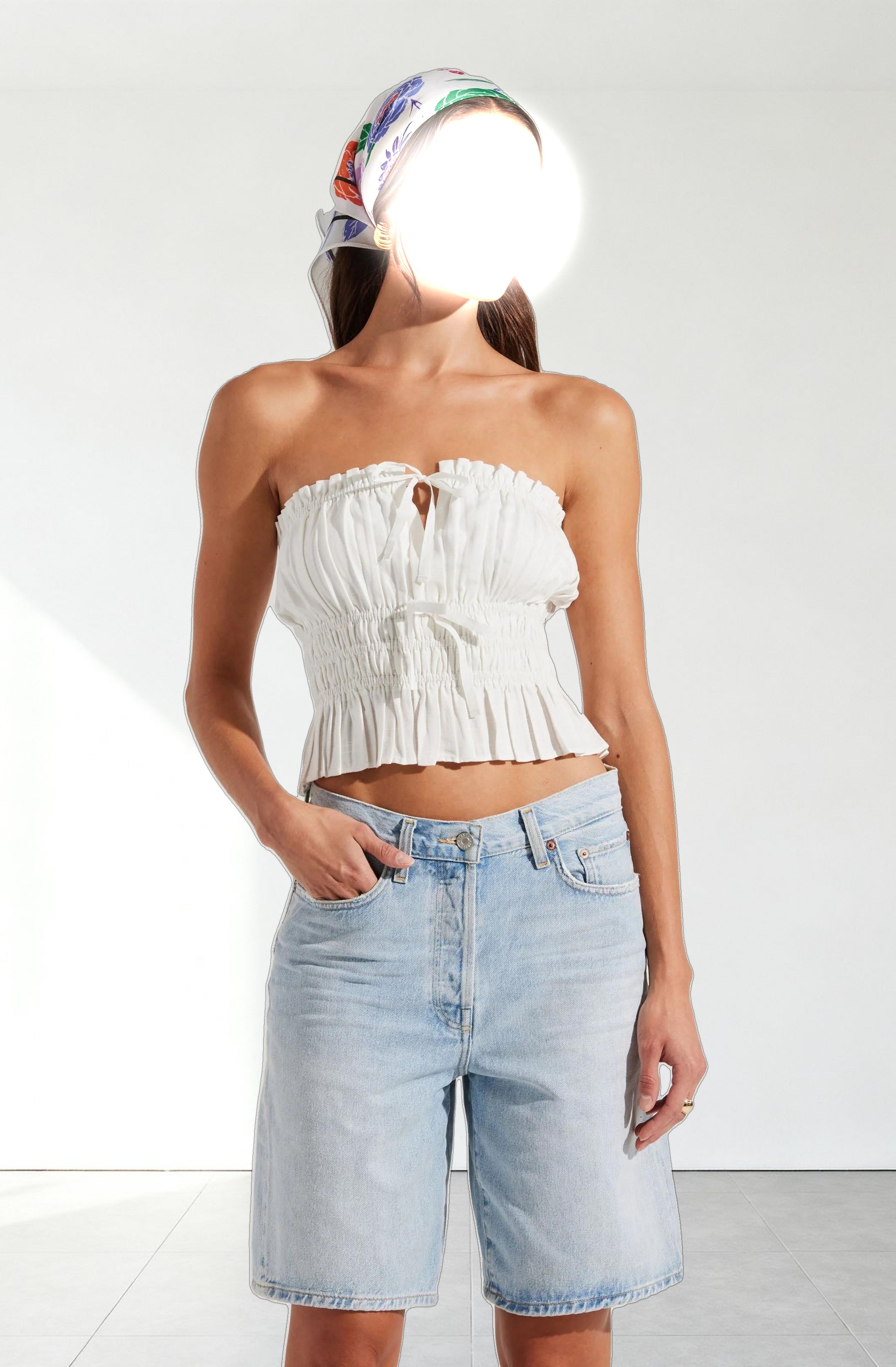 Biffy Smocked Tube Top