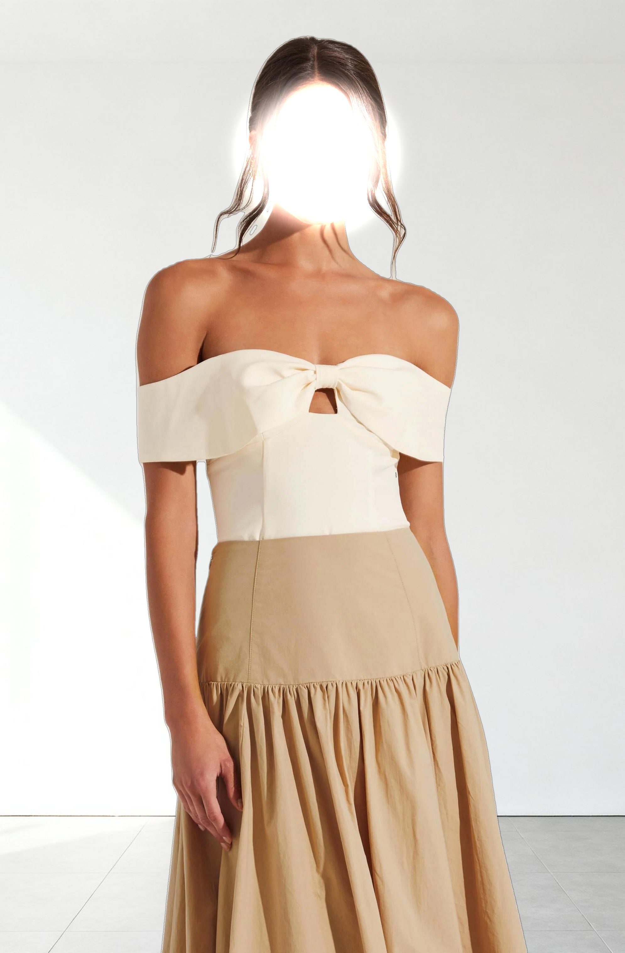 Telayna Off Shoulder Bow Top