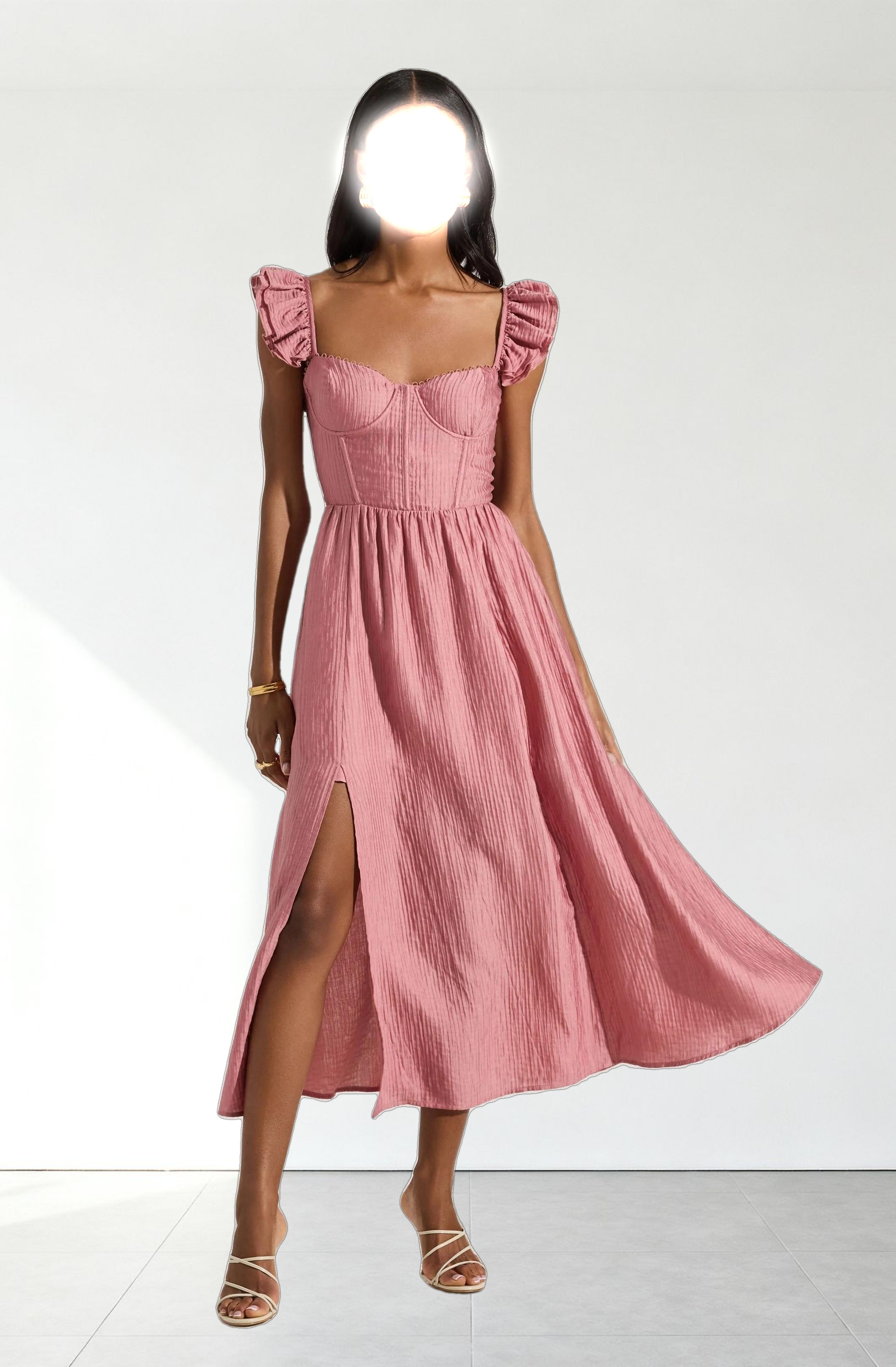 Wedelia Bustier Midi Dress