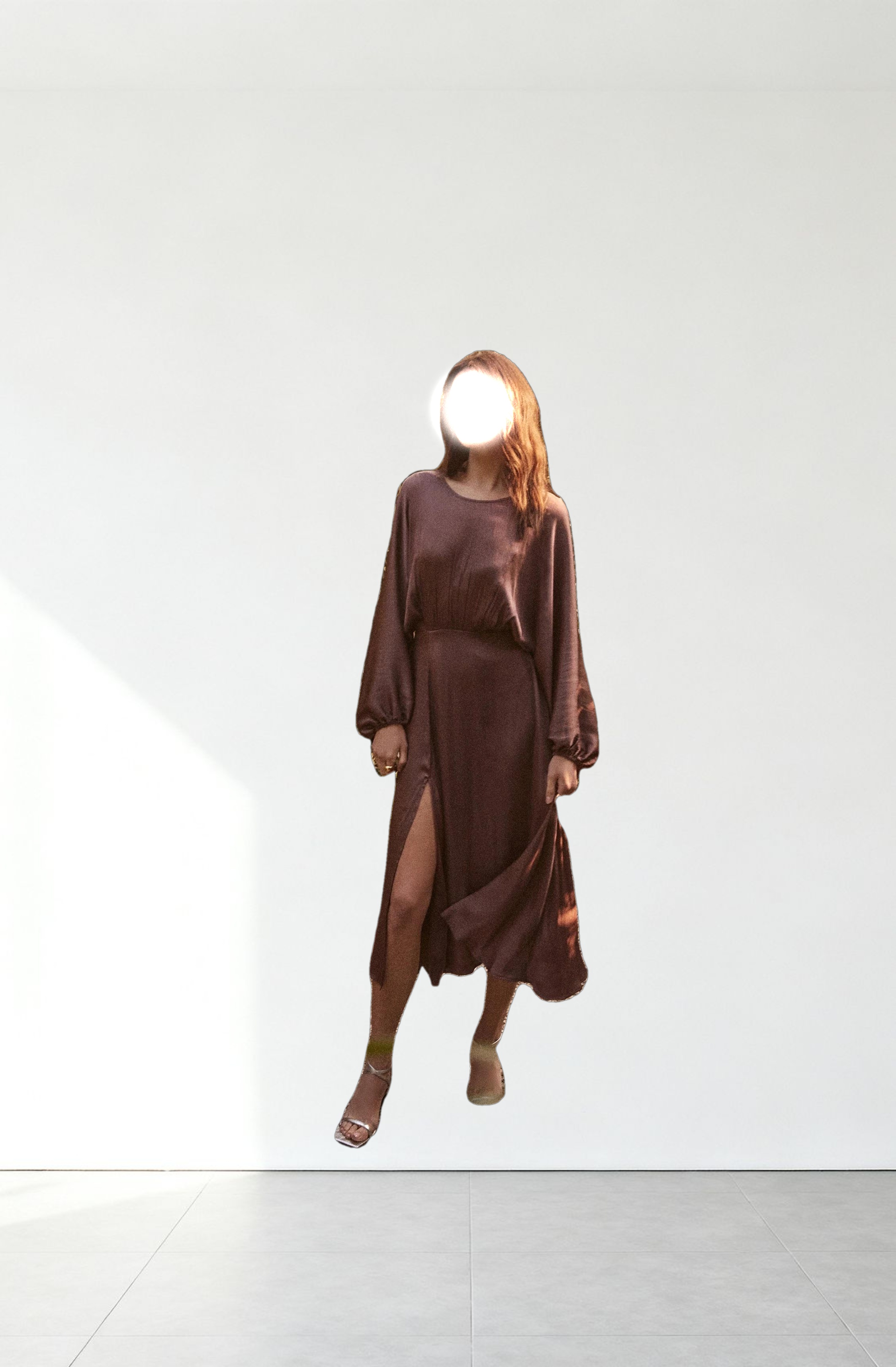 Marin Dolman Sleeve Midi Dress