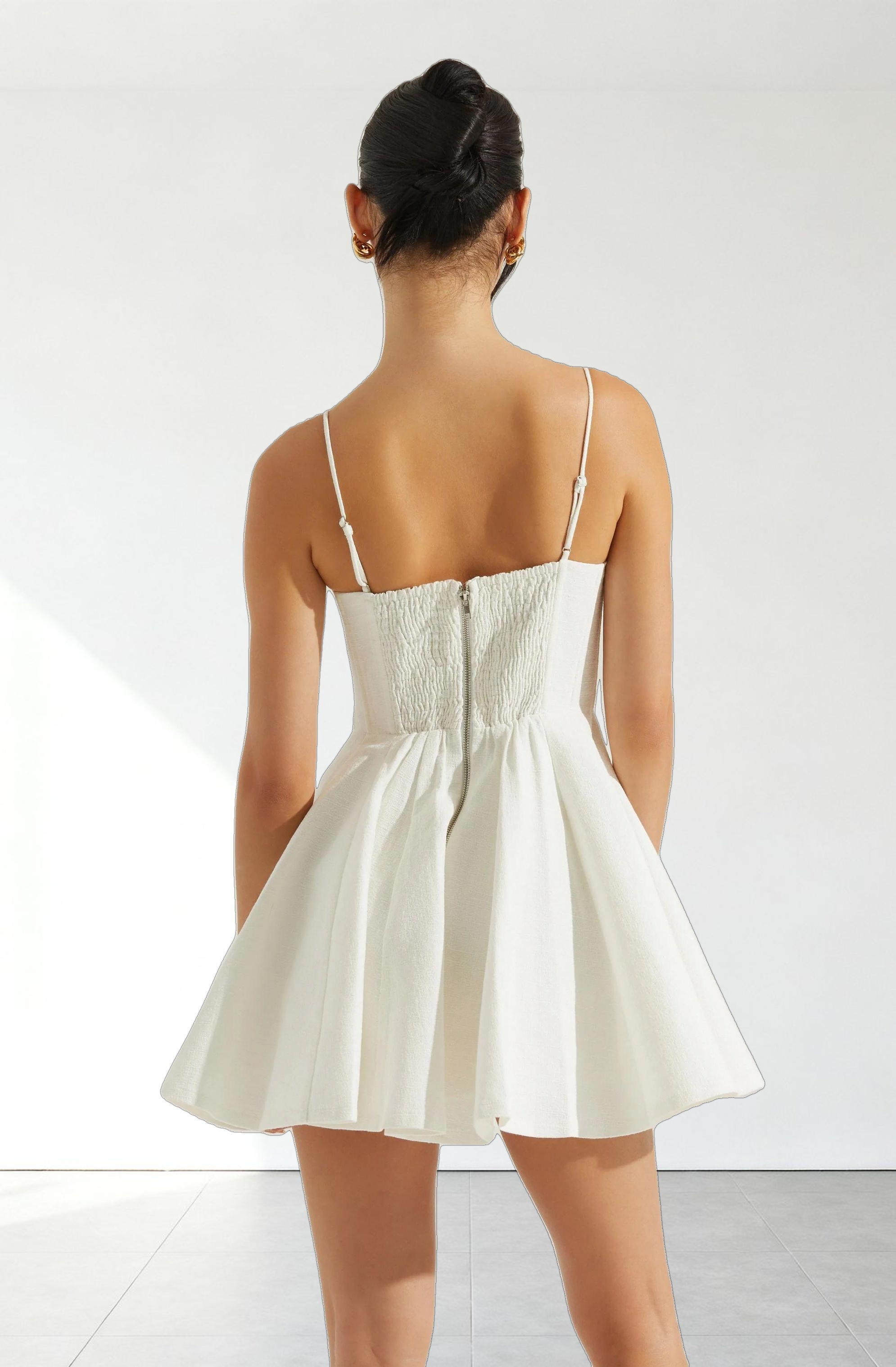 Fenna Textured Corset Mini Dress