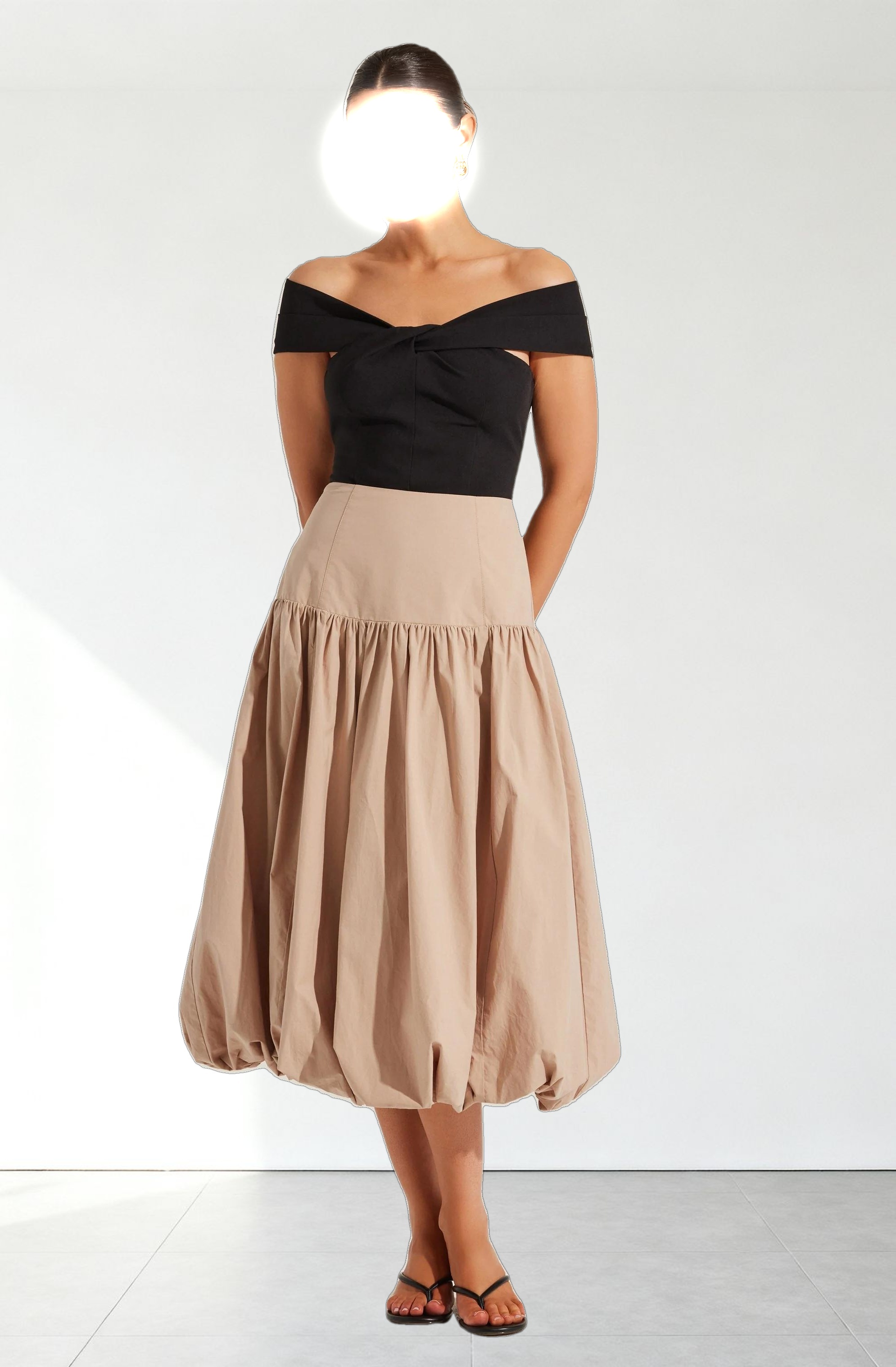 Catherine Twist Off Shoulder Top