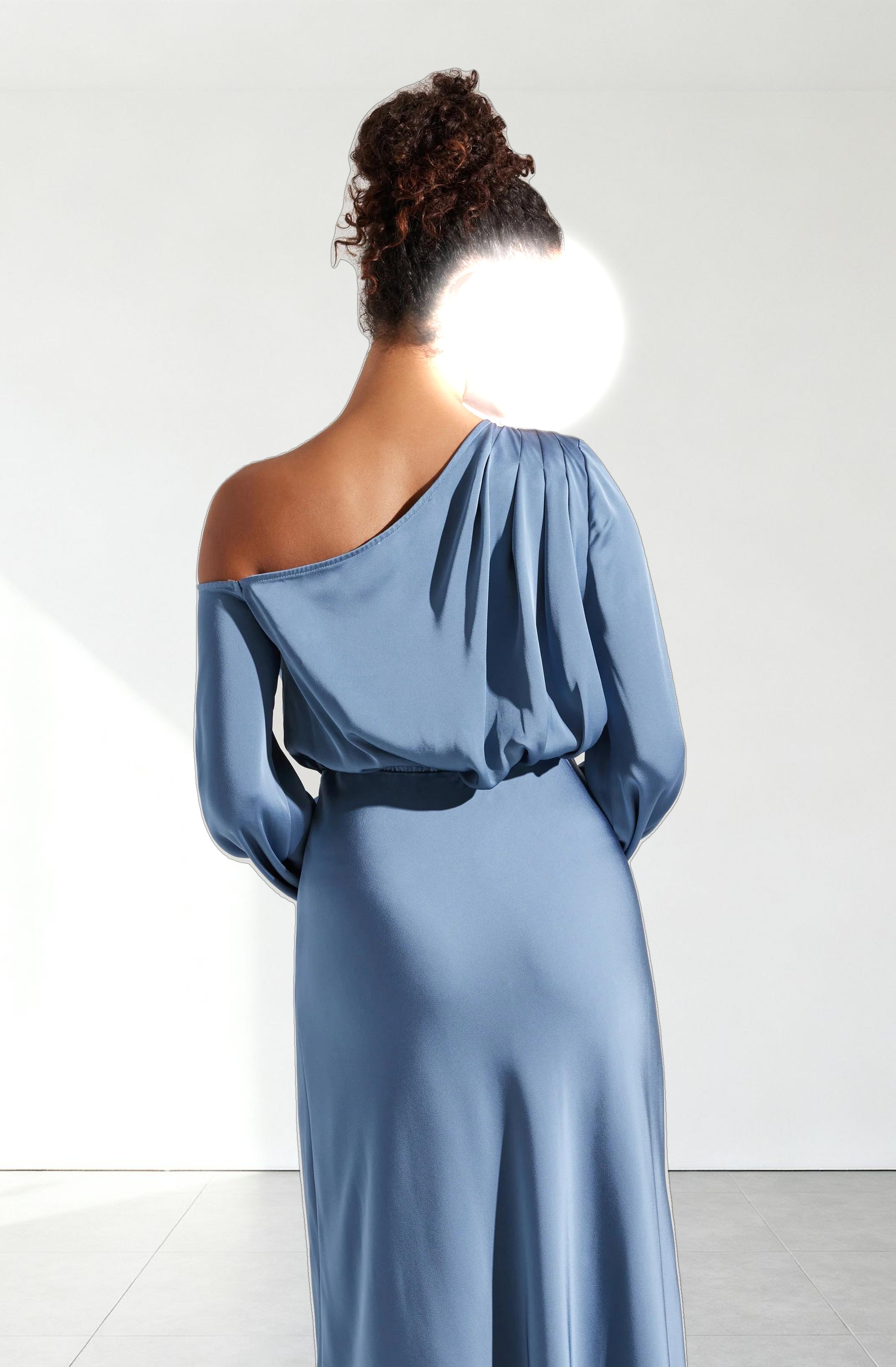 Elwood Satin Off Shoulder Dress