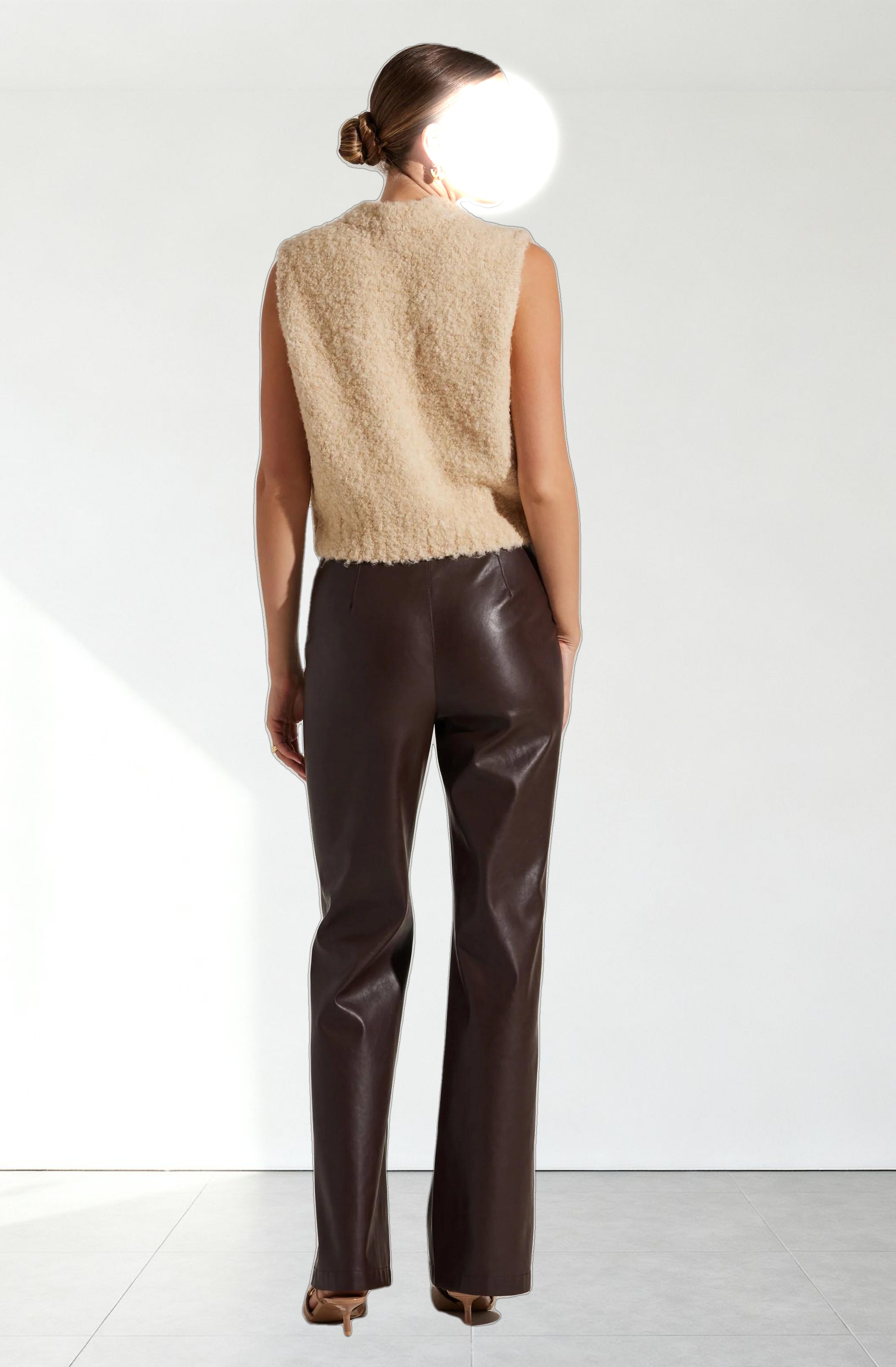 Edlyn Boucle Mock Neck Sweater