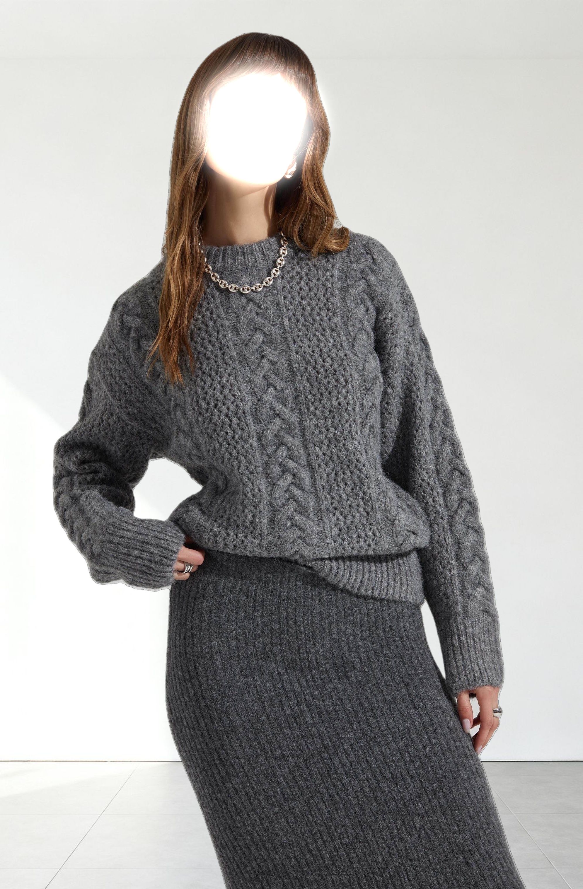 Lisbeth Cable Knit Sweater