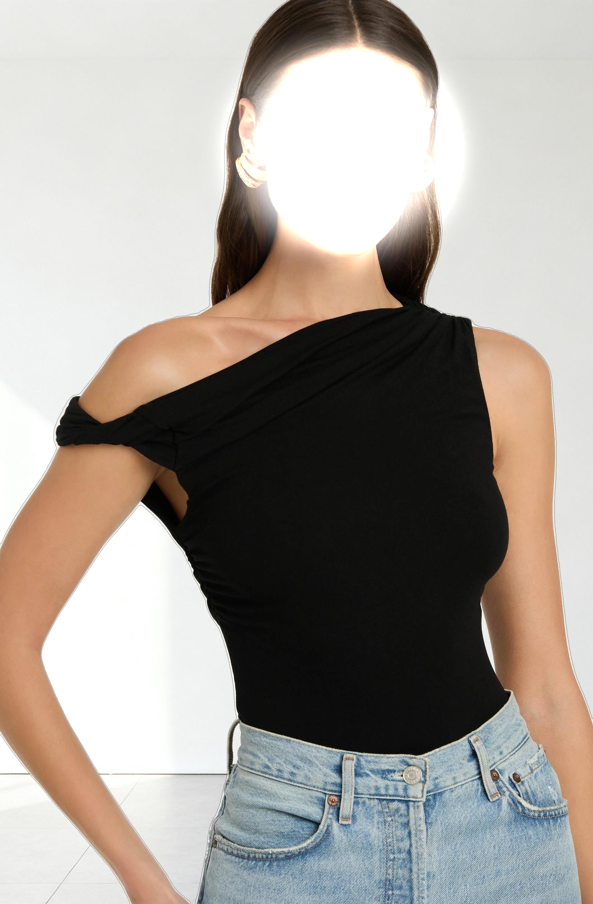 Fiora Asymmetrical Bodysuit