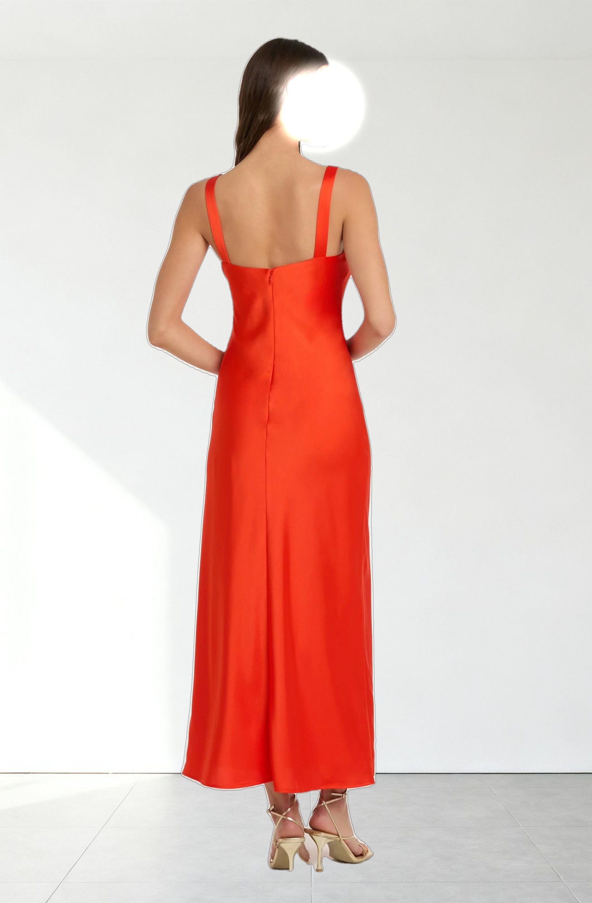 Stacie Satin Maxi Dress