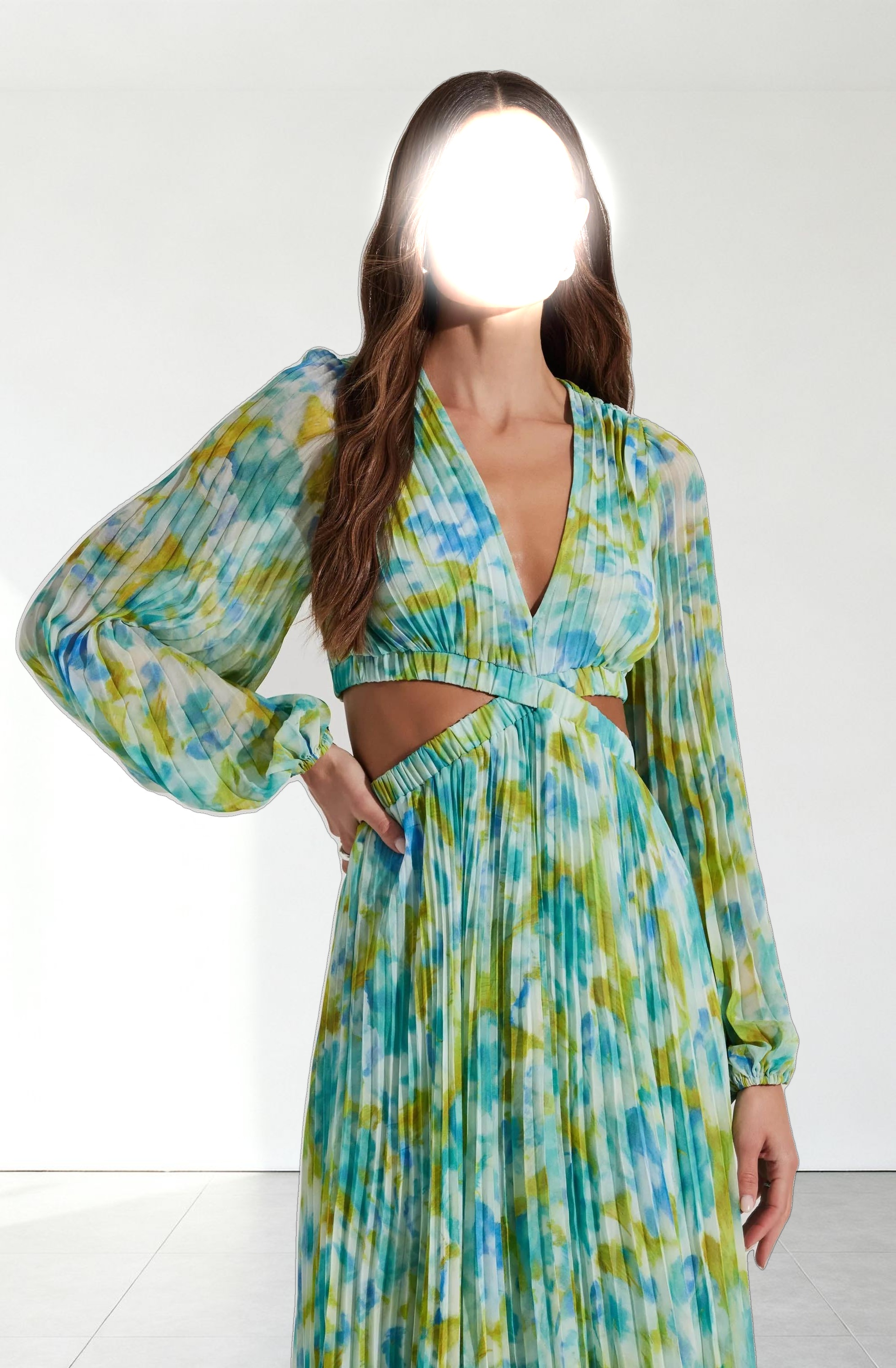 Revery Floral Long Sleeve Maxi Dress