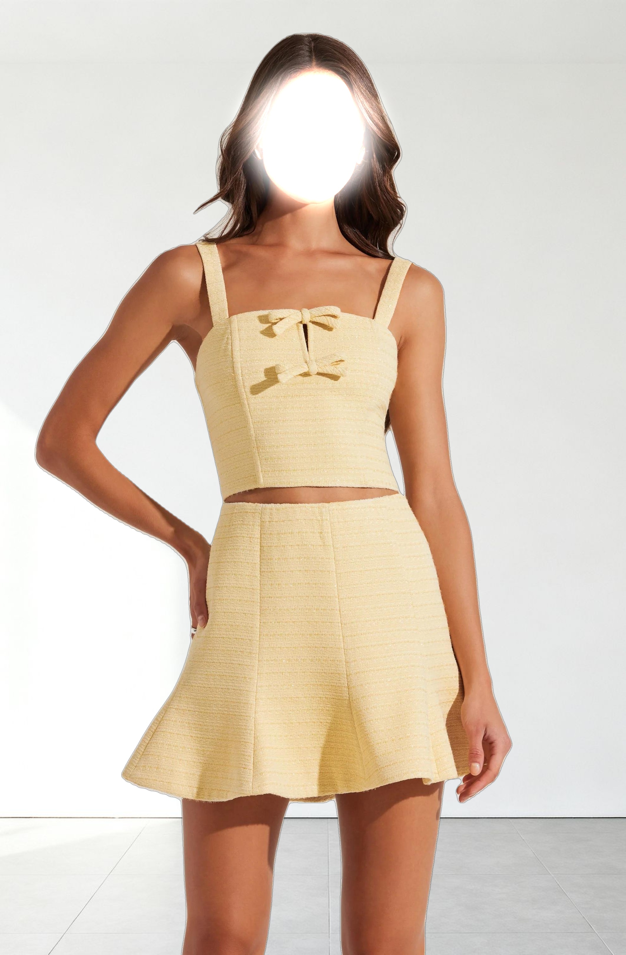 Kiona Tweed Mini Skirt