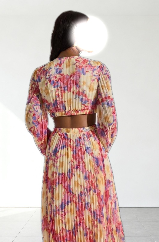 Revery Floral Long Sleeve Maxi Dress