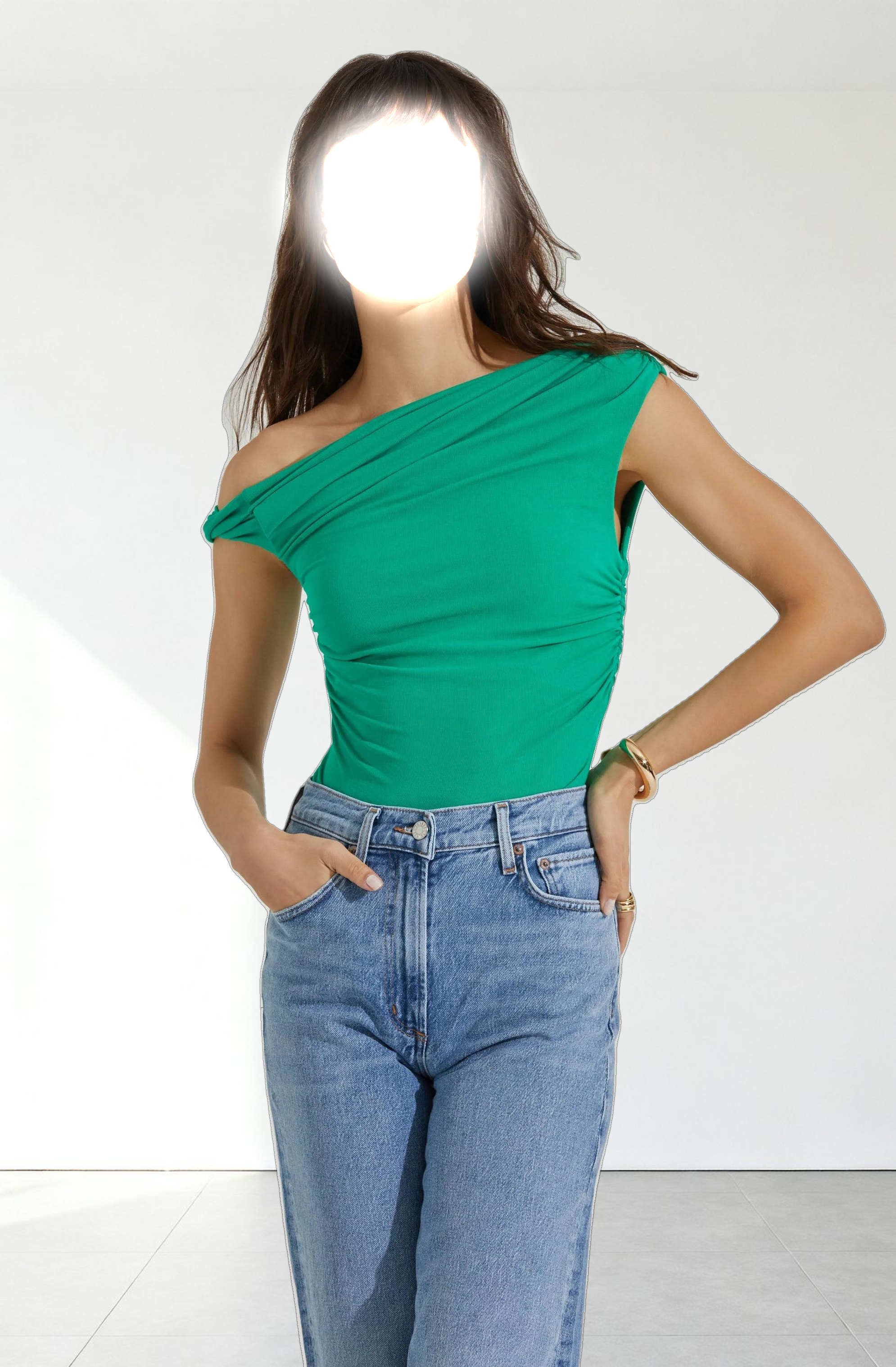 Fiora Asymmetrical Bodysuit