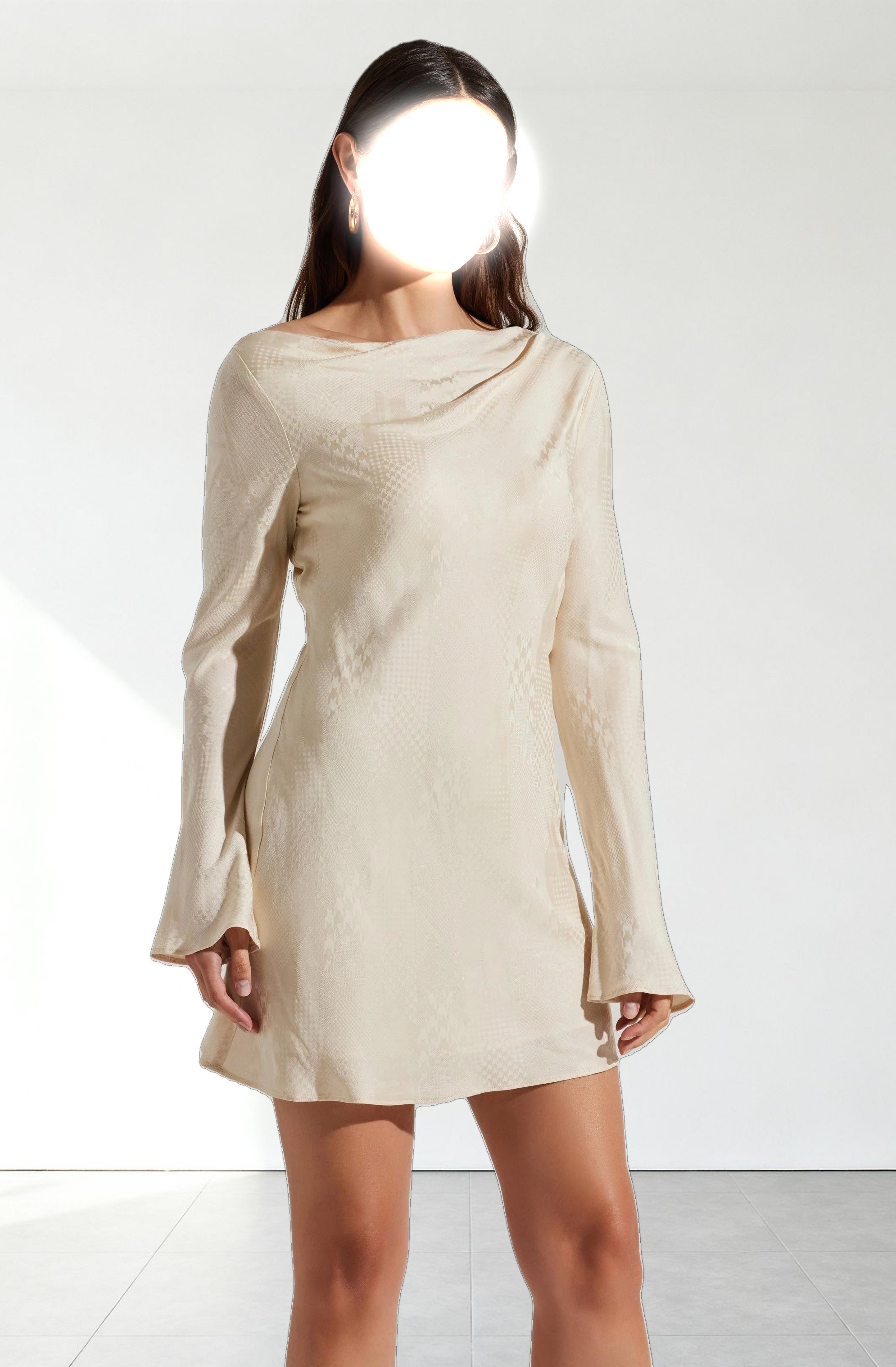 Sakari Bell Sleeve Mini Dress
