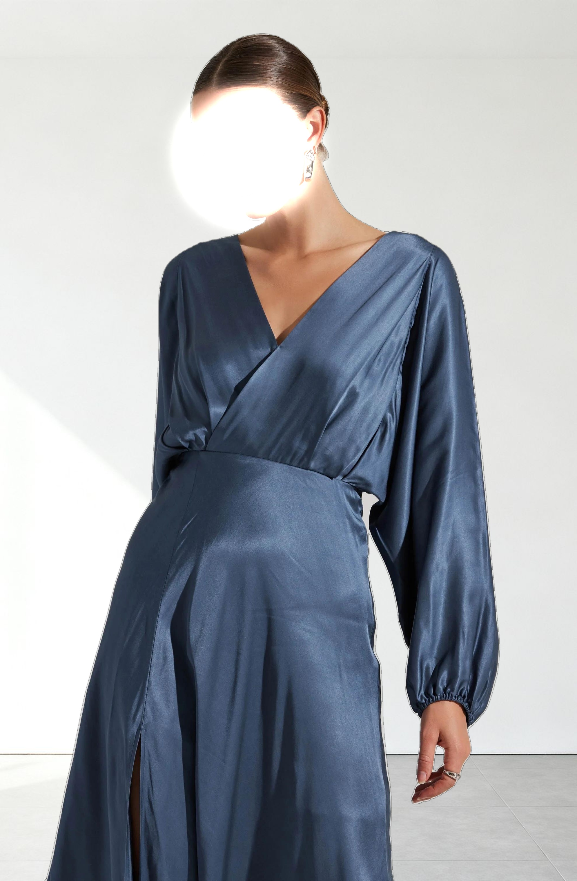 Kimiko V-Neck Midi Dress