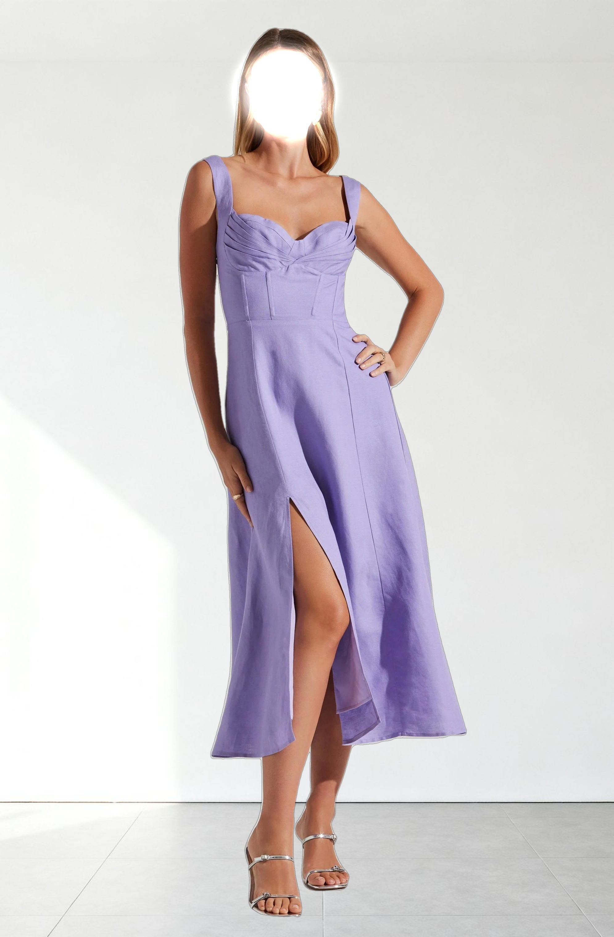 Estella Corset Midi Dress