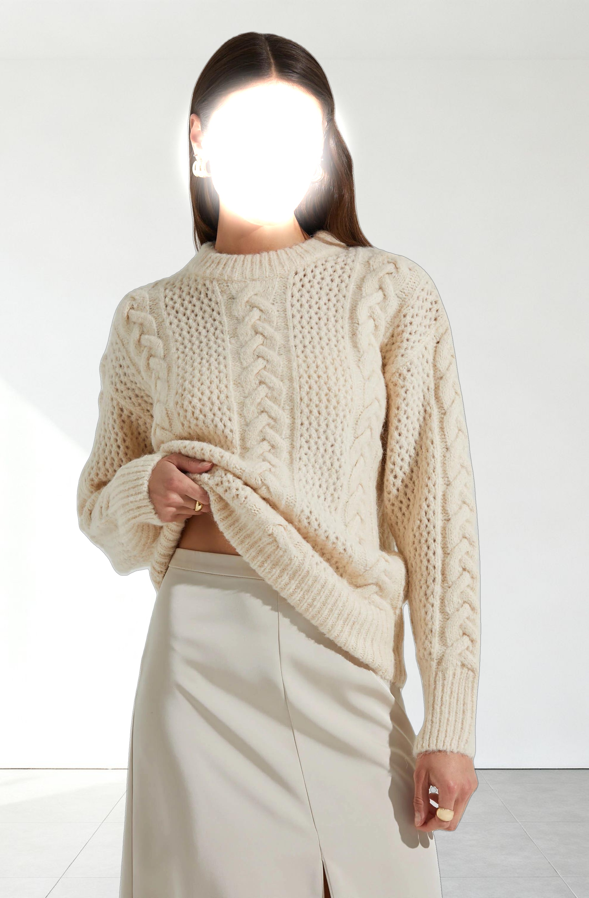 Lisbeth Cable Knit Sweater