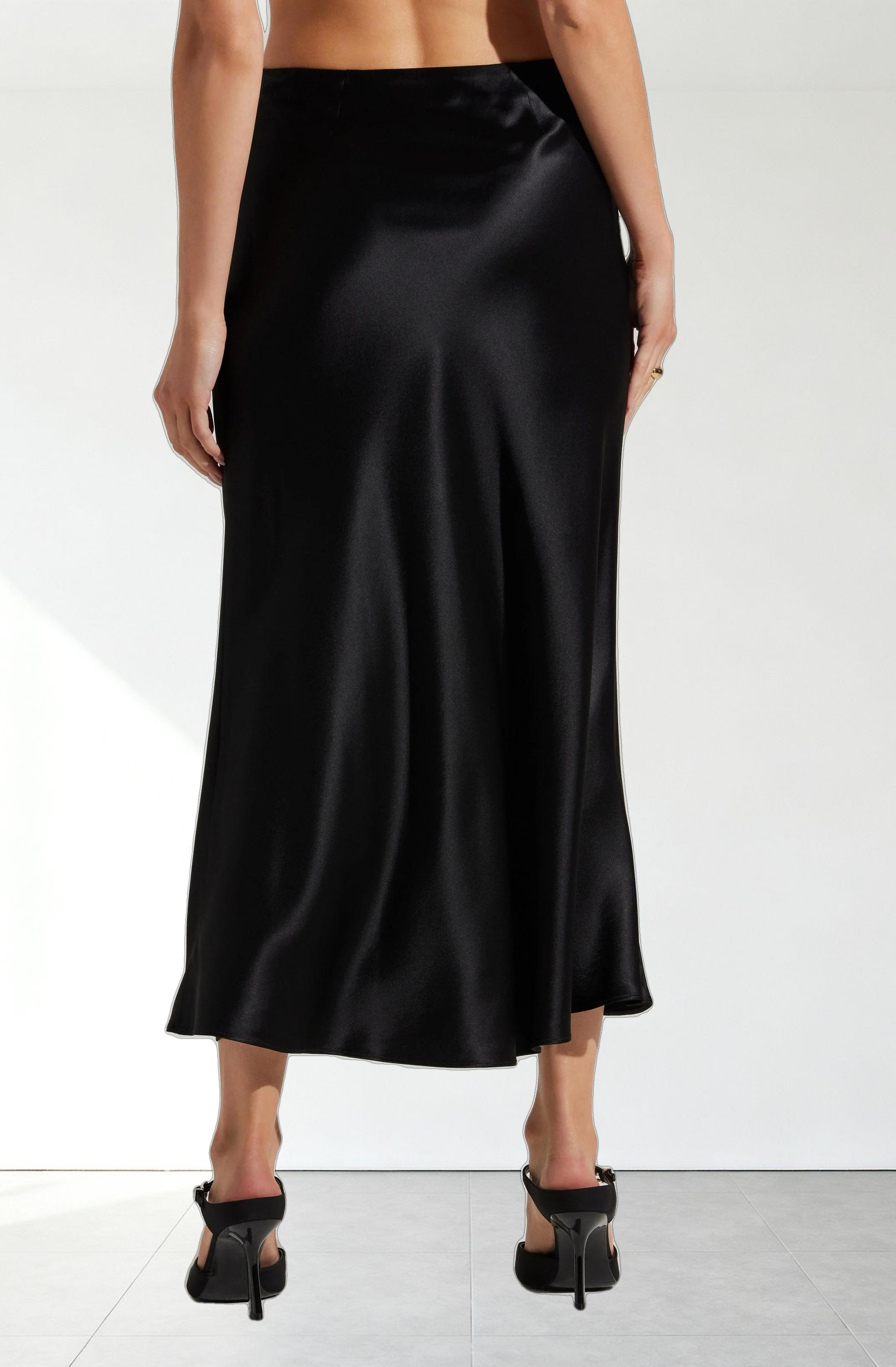 Windey Satin Maxi Skirt