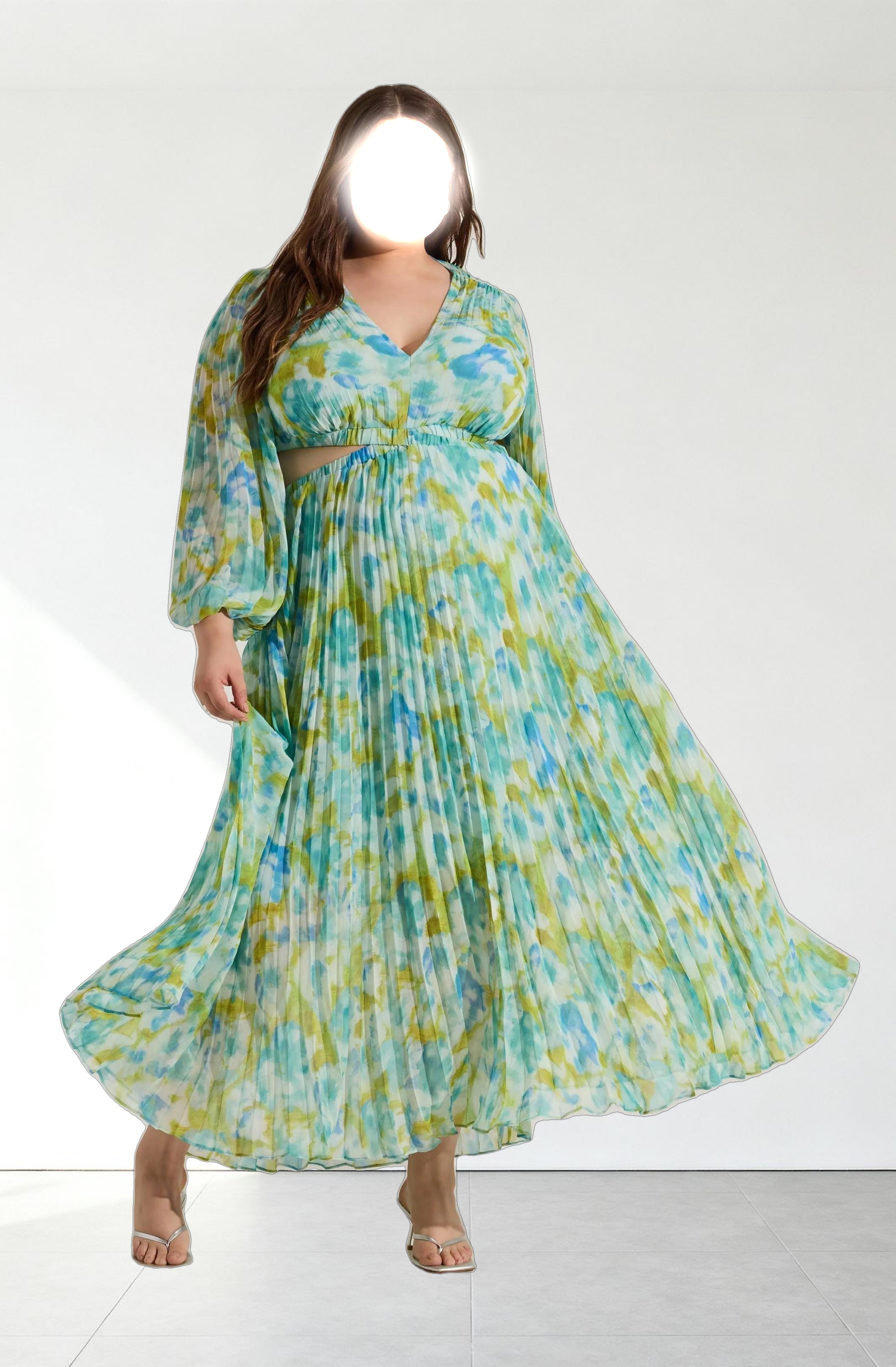 Revery Floral Long Sleeve Maxi Dress