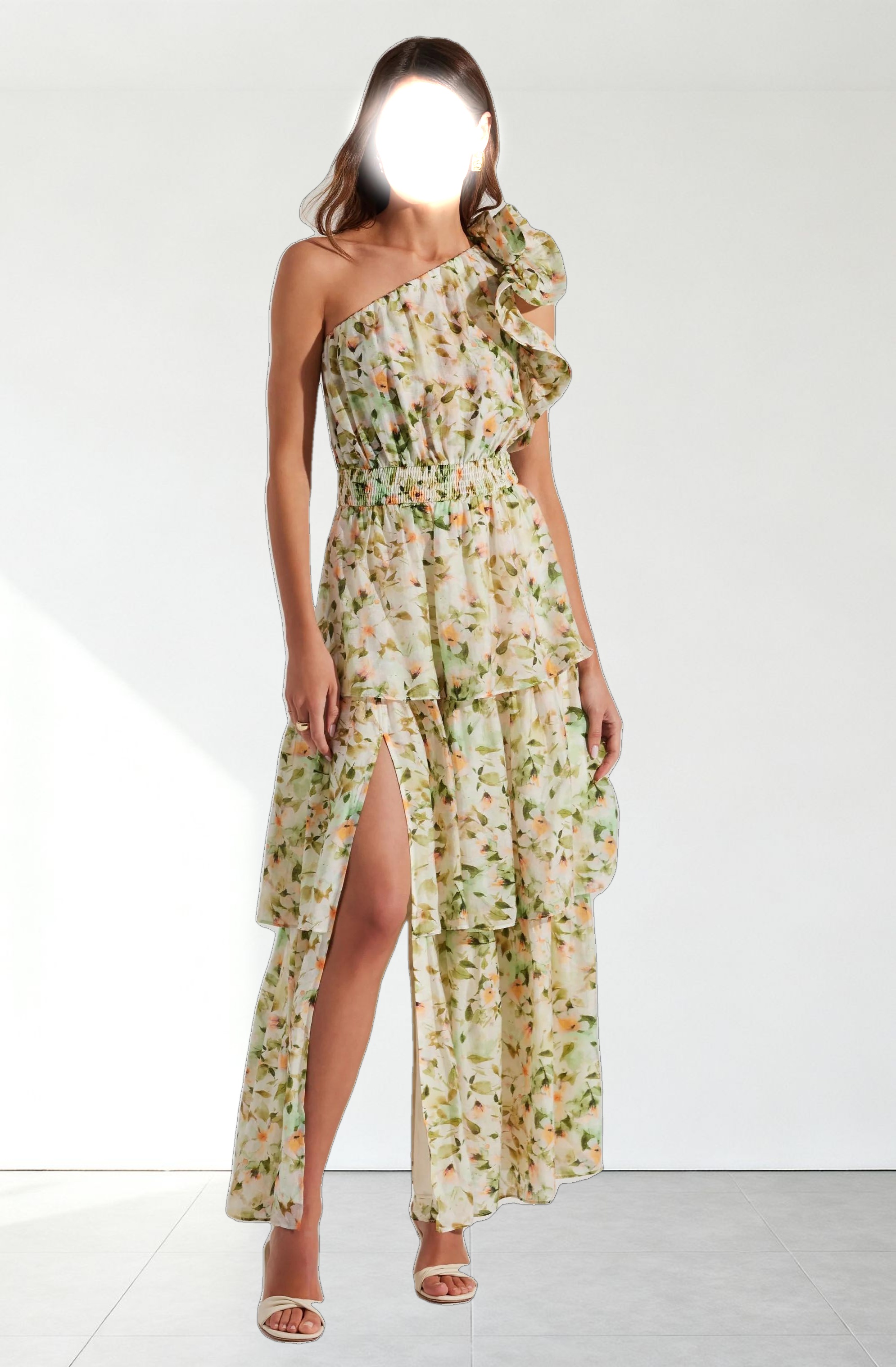 Imelda One Shoulder Maxi Dress