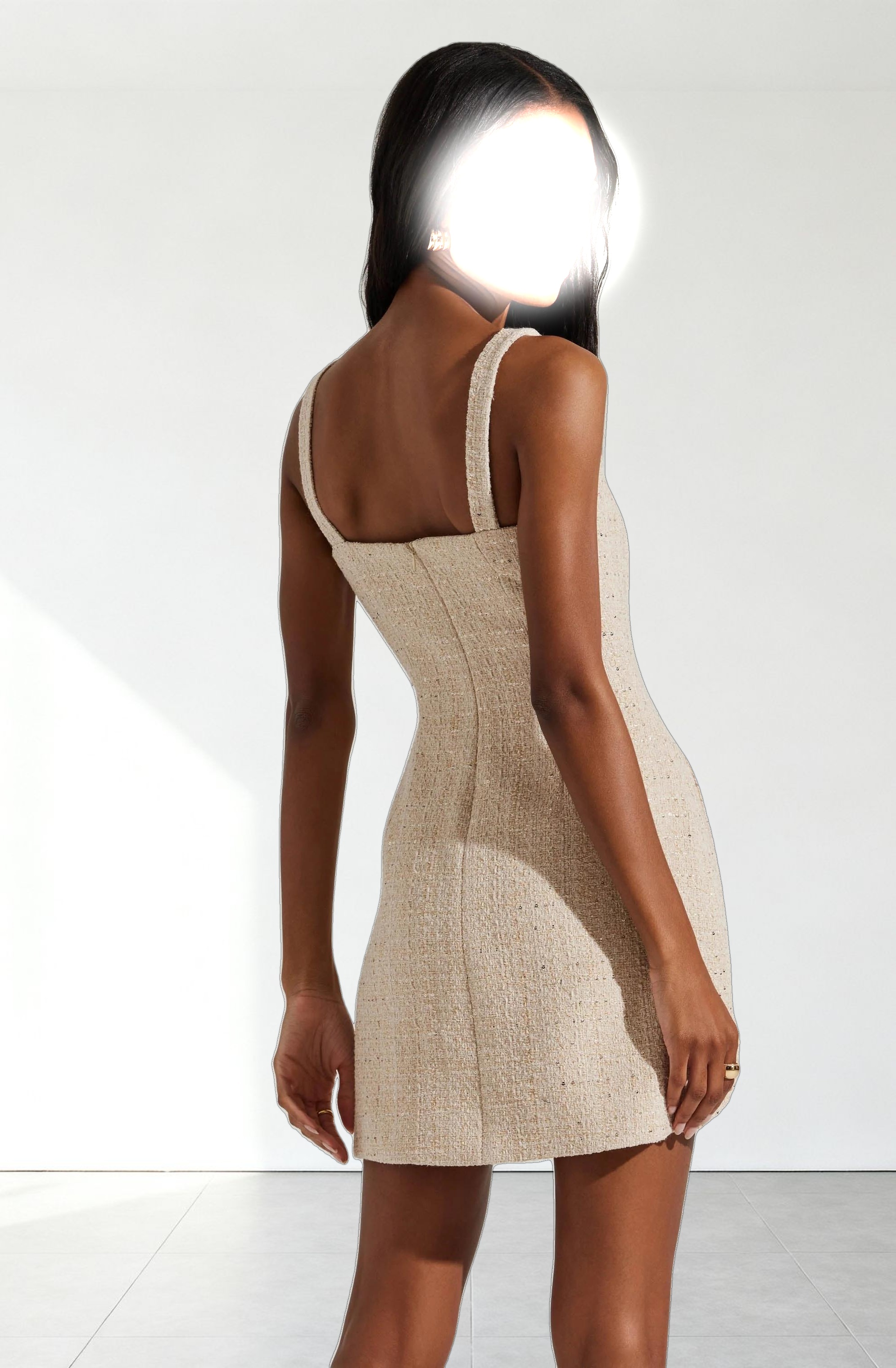 Deanna Tweed Mini Dress