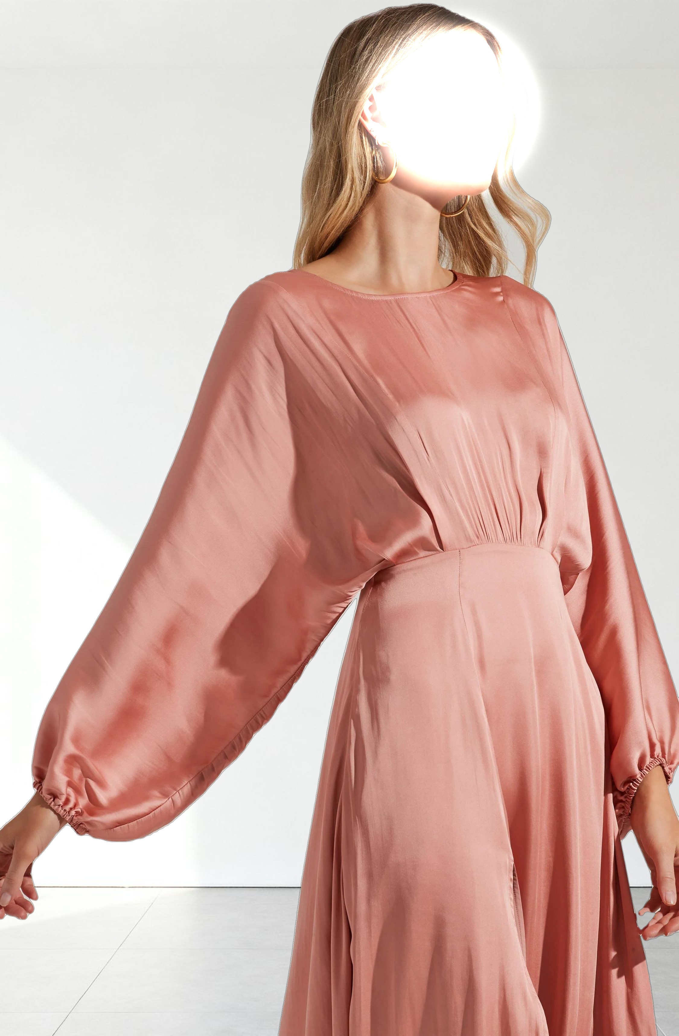 Marin Dolman Sleeve Midi Dress