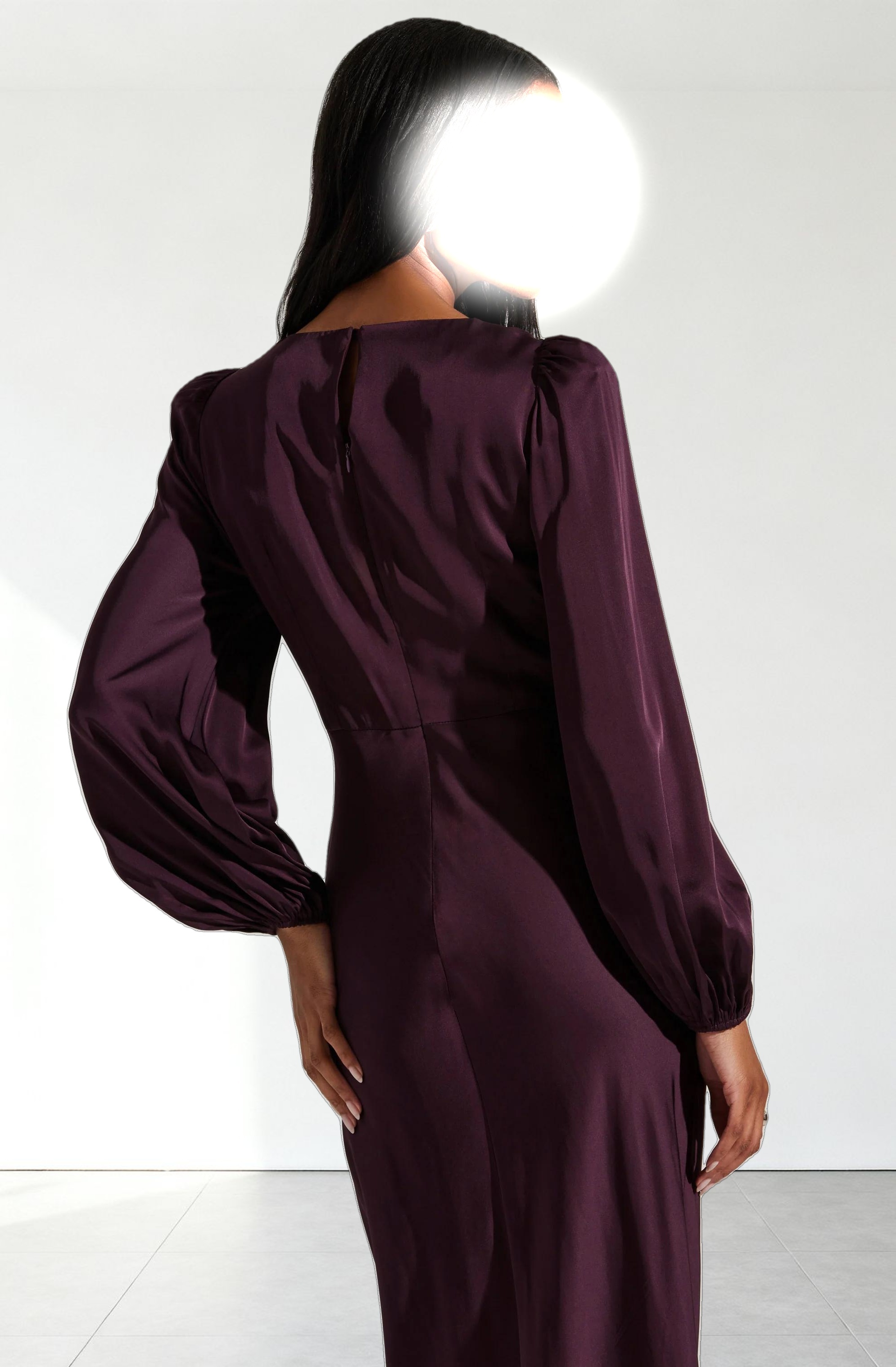 Suzy Satin Cutout Maxi Dress