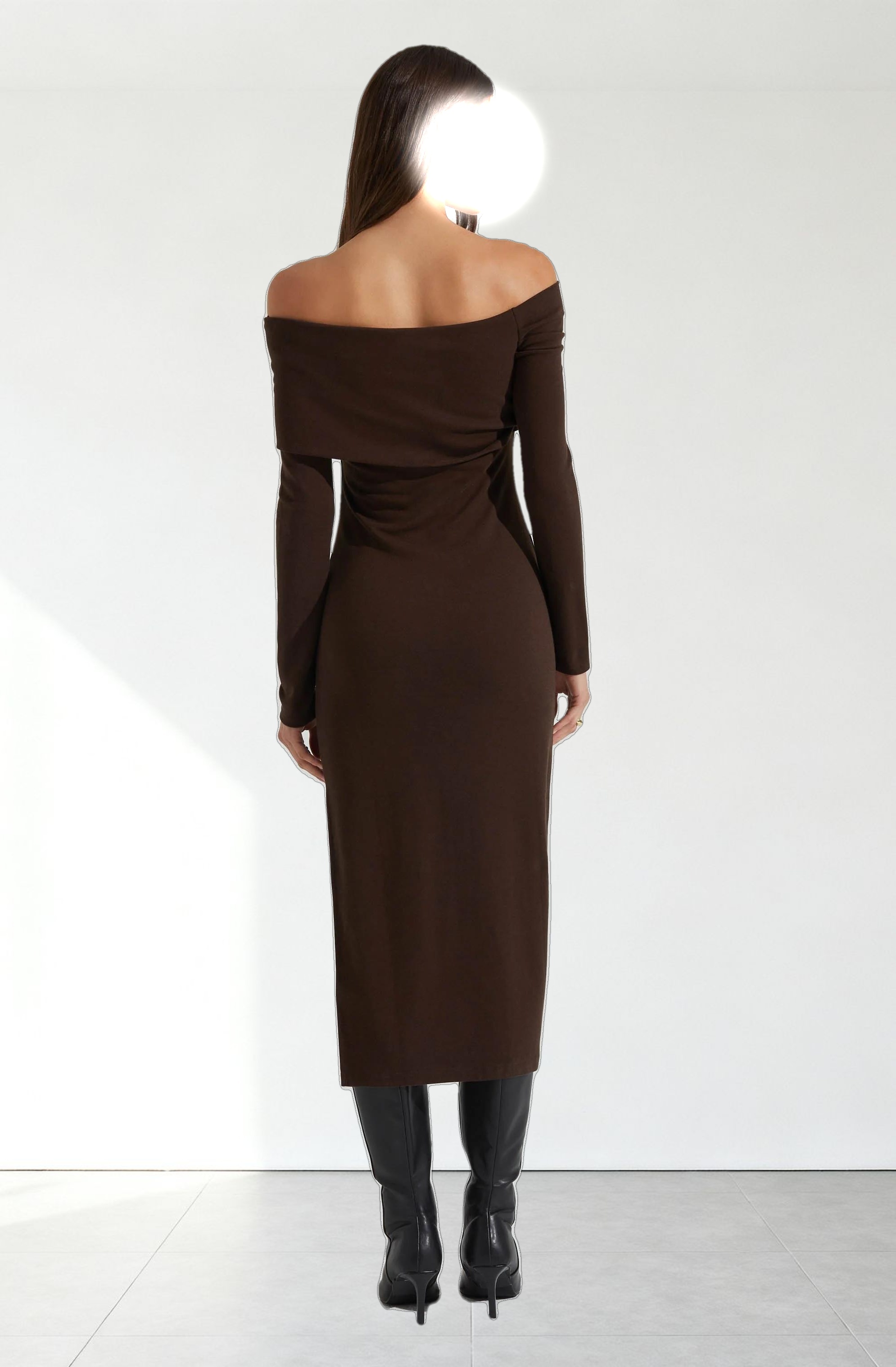 Jada Off Shoulder Midi Dress