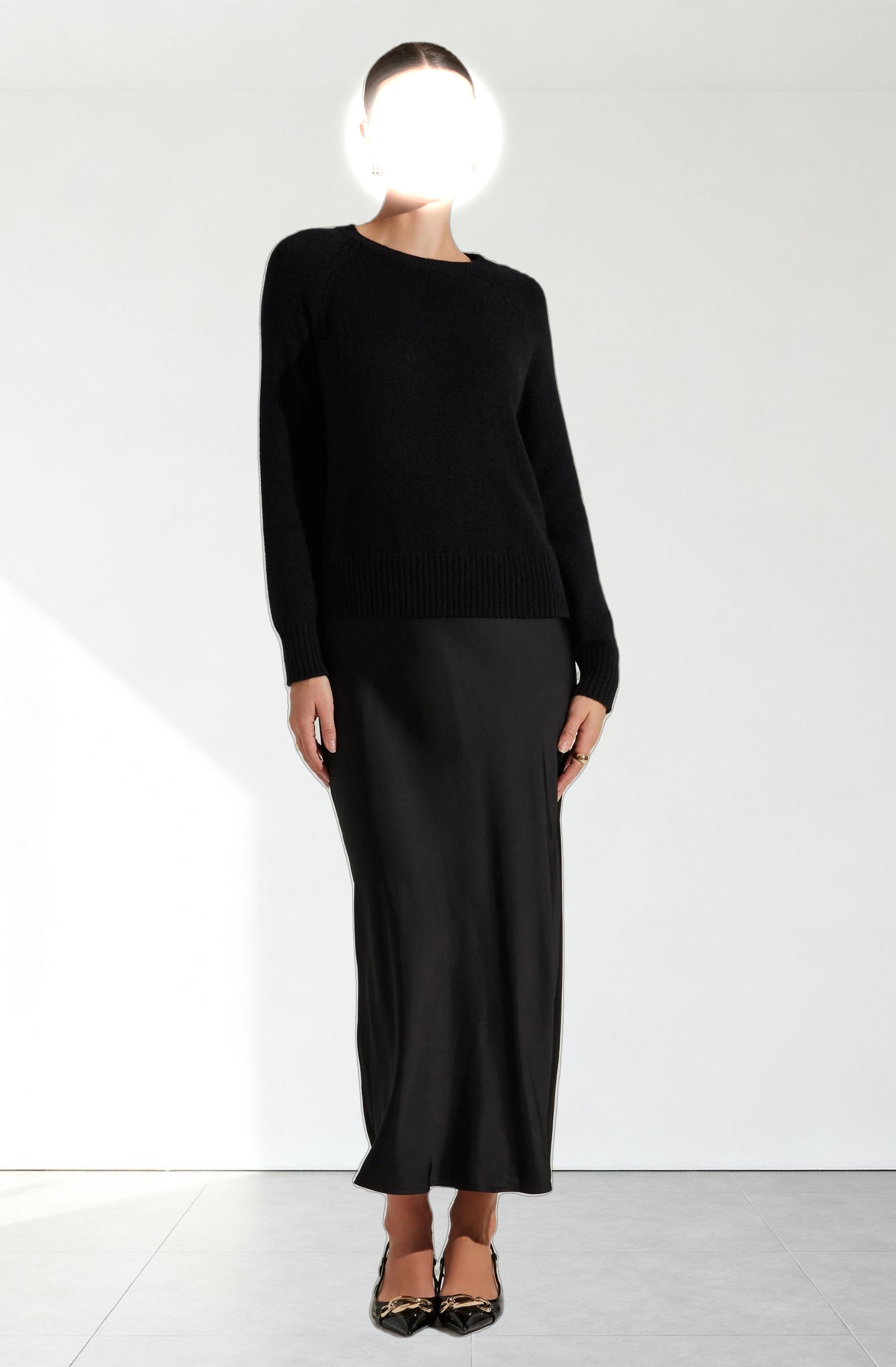 Helene Mixed Media Maxi Dress