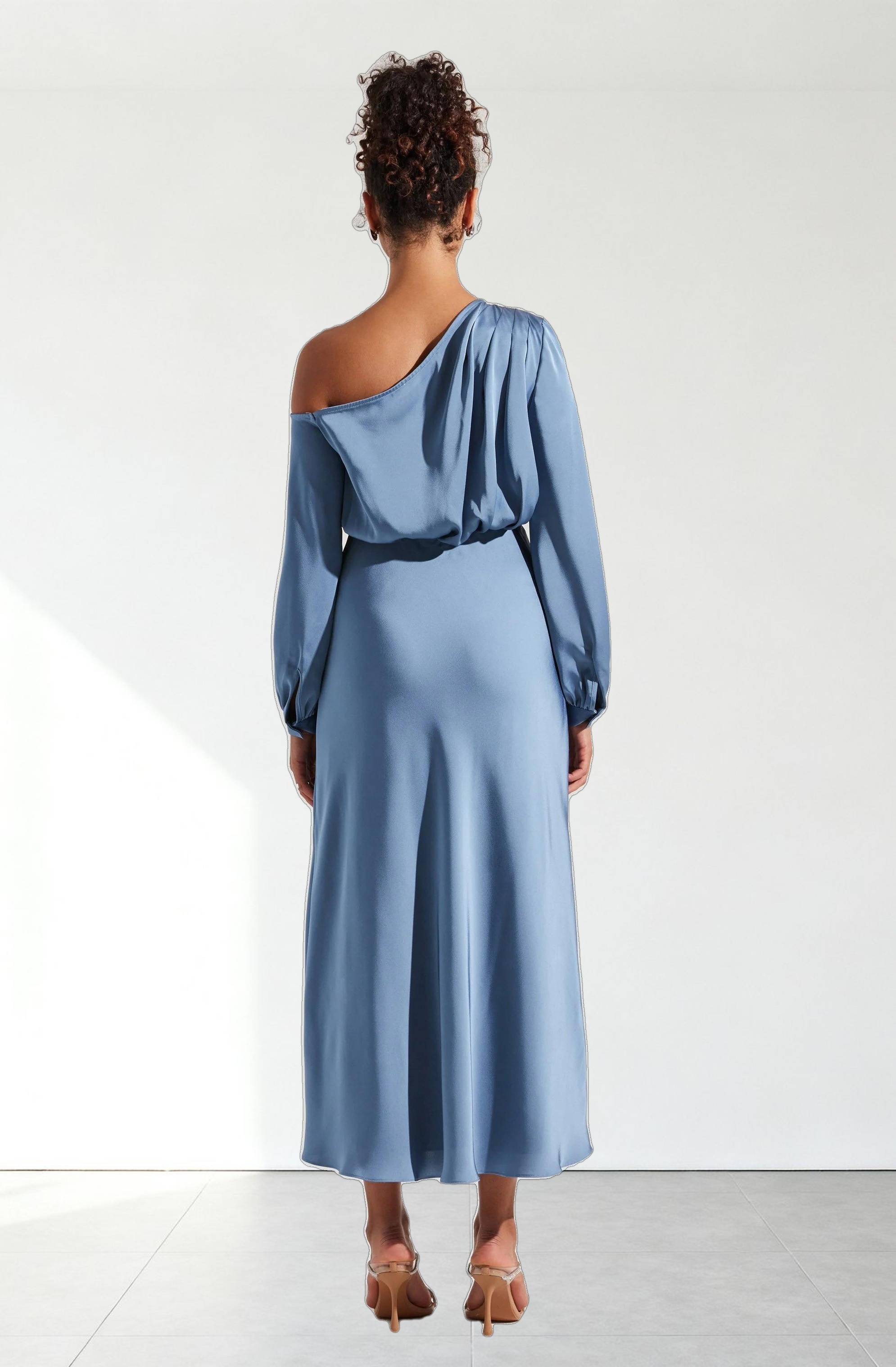 Elwood Satin Off Shoulder Dress