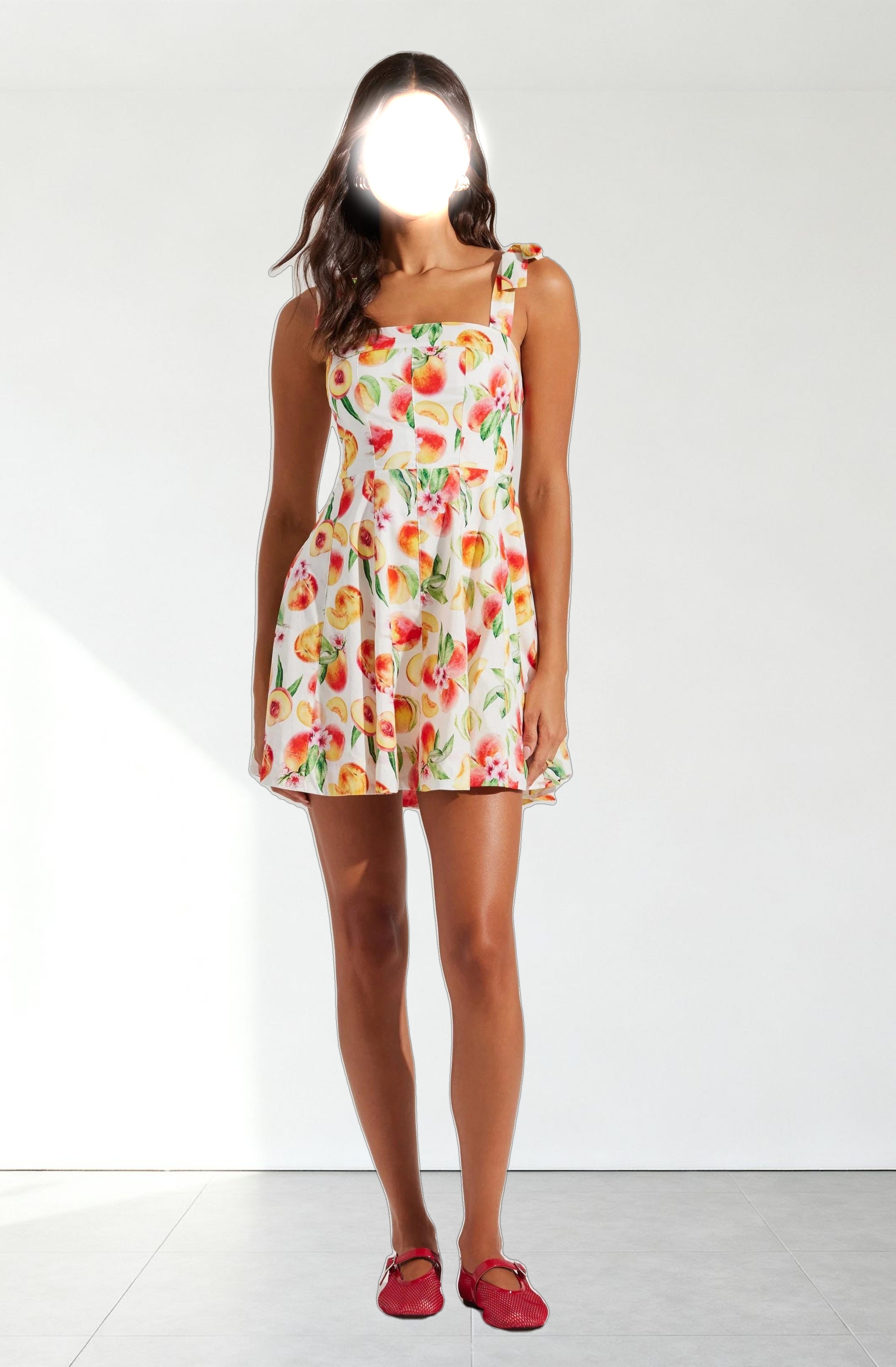 Tinesha Bow Strap Mini Dress