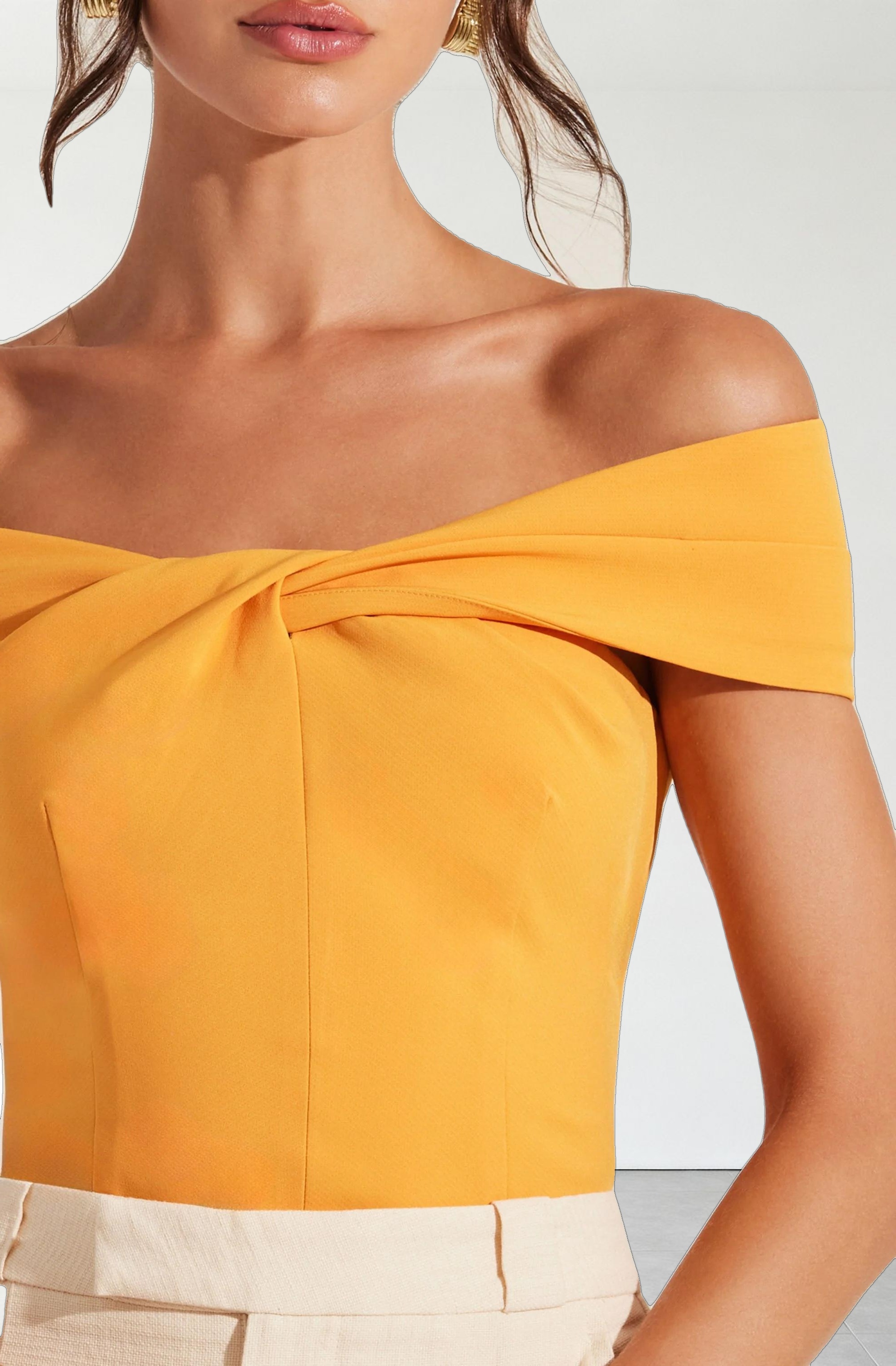 Catherine Twist Off Shoulder Top