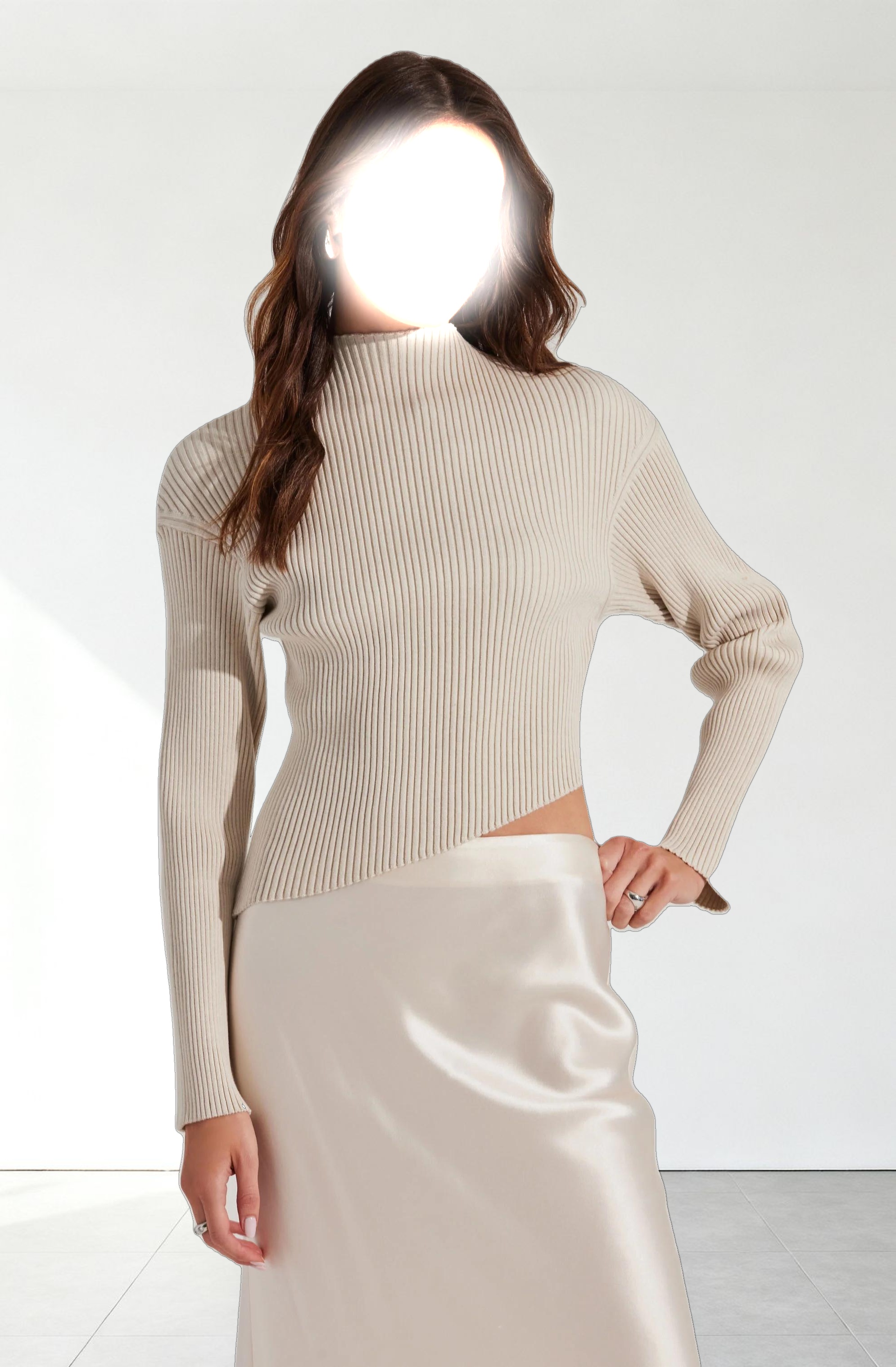 Essary Ribbed Knit Sweater