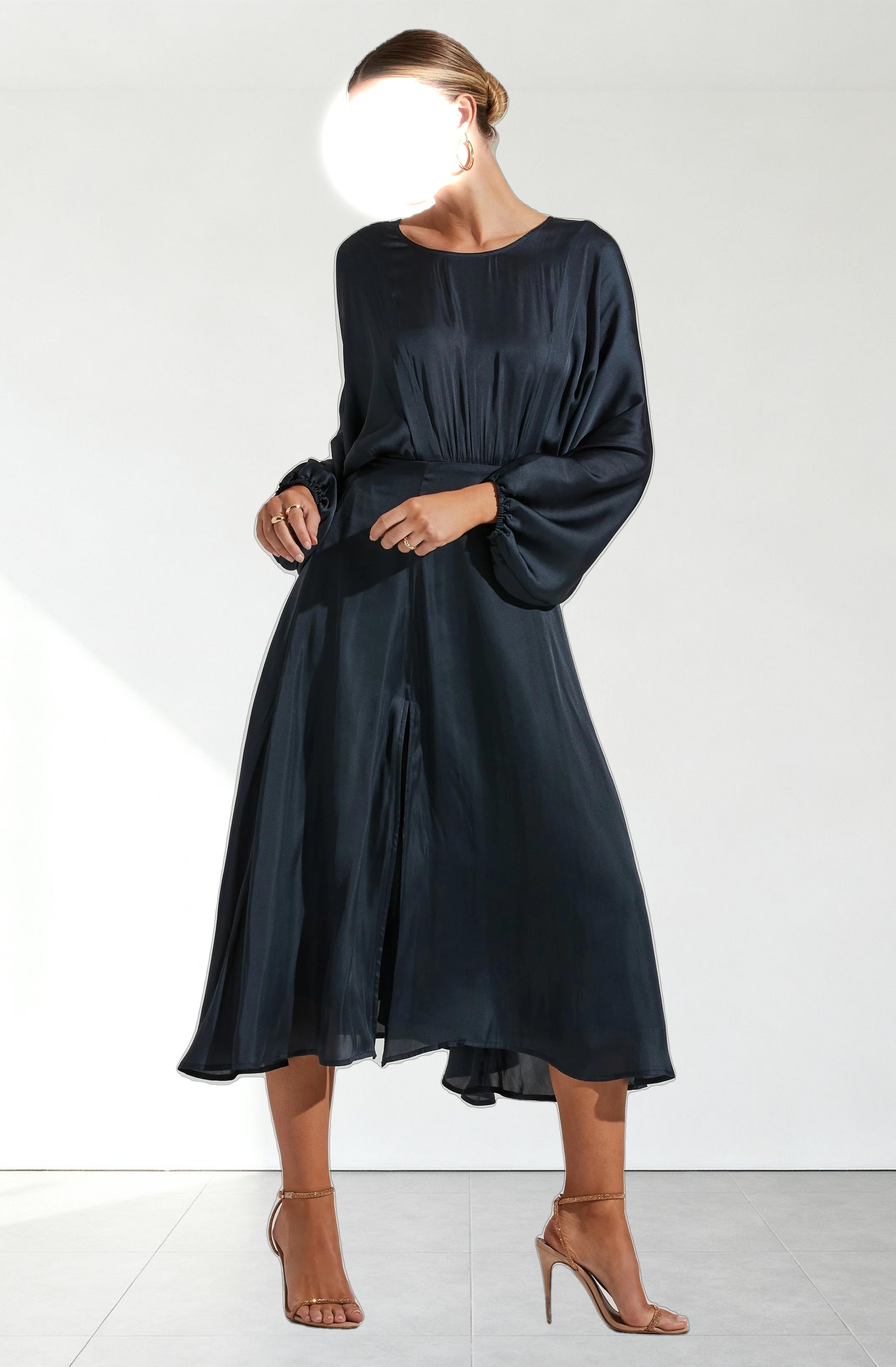 Marin Dolman Sleeve Midi Dress